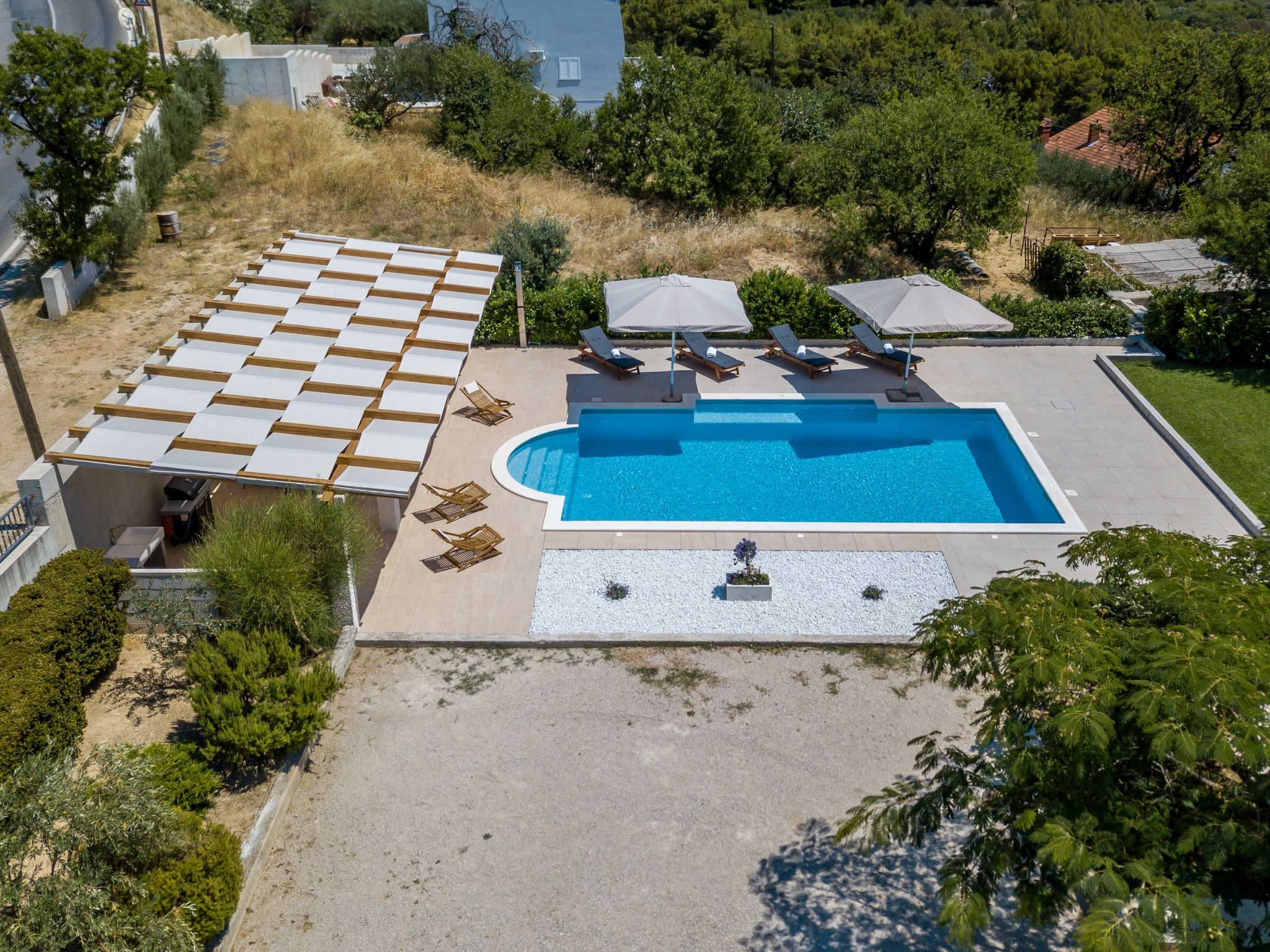 Villa Melki mit großem Privatpool-Drinnen