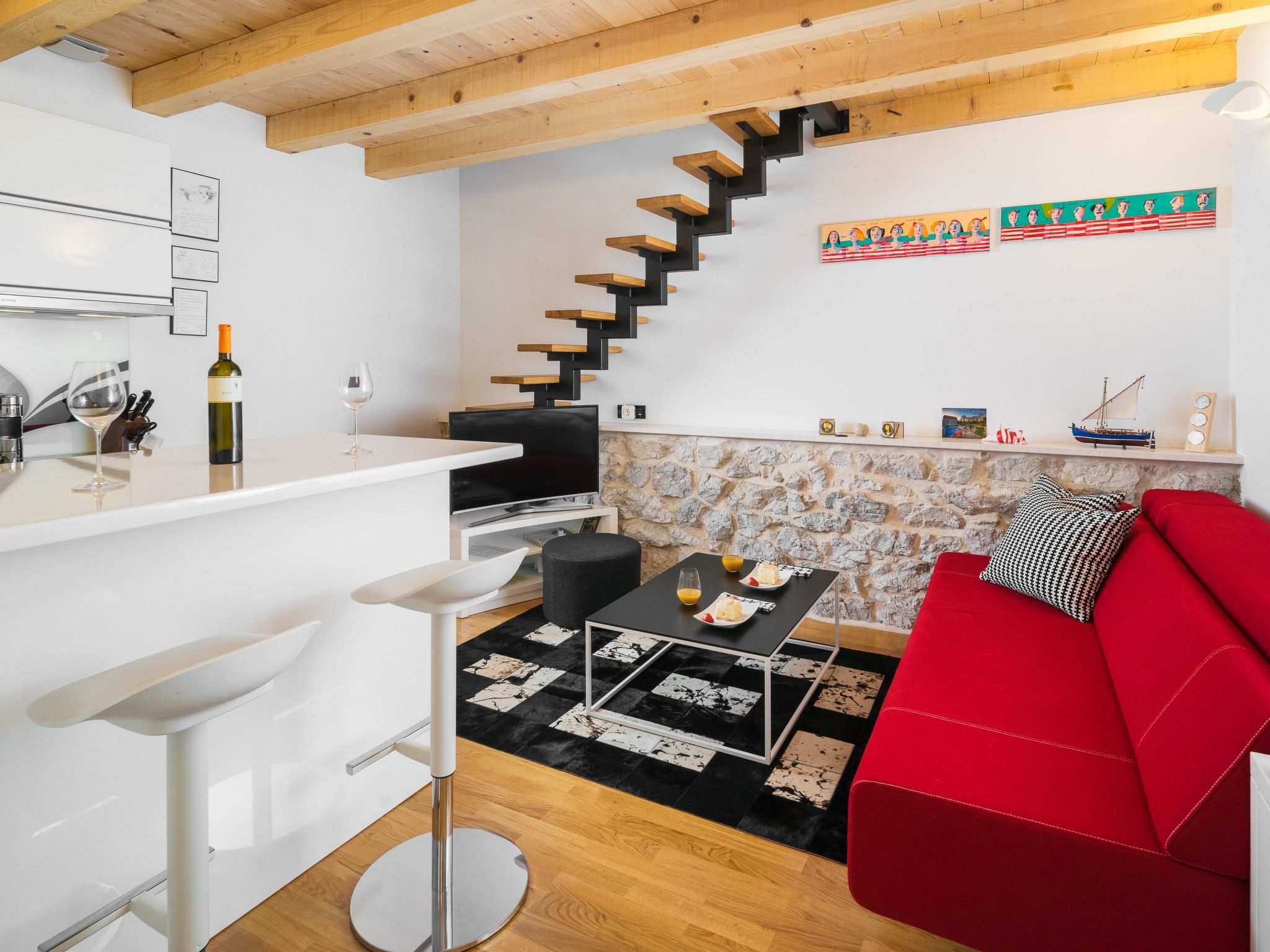 Gemütliches Ferienhaus Mia-Drinnen