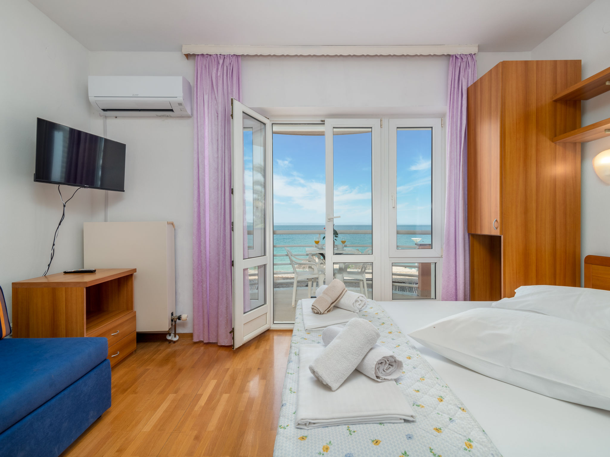 Knusse studio aan zee in Podstrana met adembenemend uitzicht - foto 10