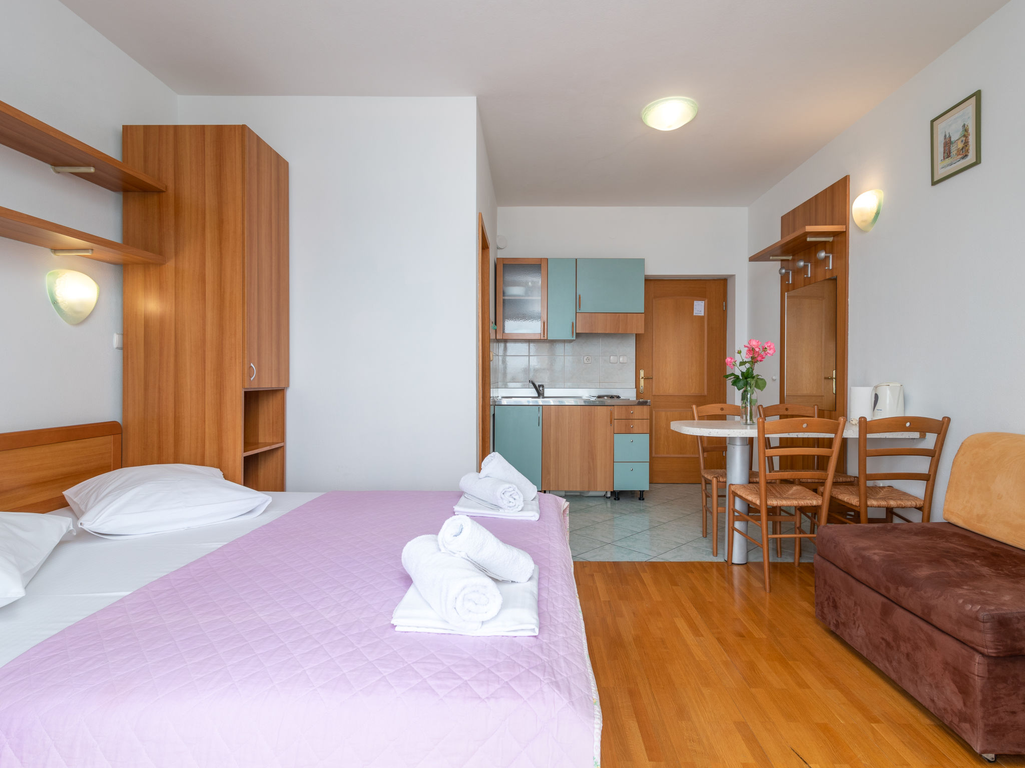 Knusse studio aan zee in Podstrana met directe strandtoegang - foto 4