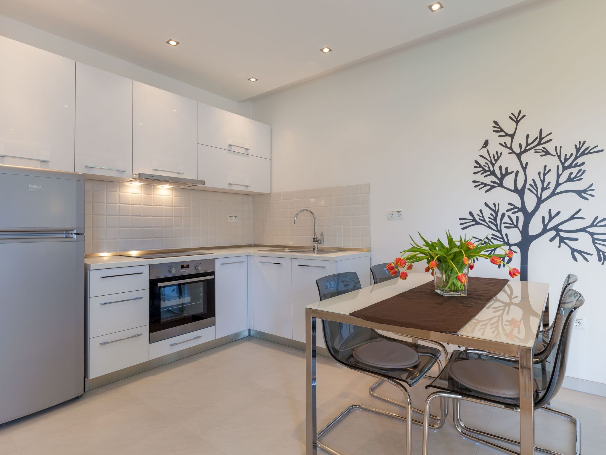 Für 4 Personen ca. 50 m&sup2; in Podstrana, Dalmatien (Gespanschaft Split-Dalma-Inside