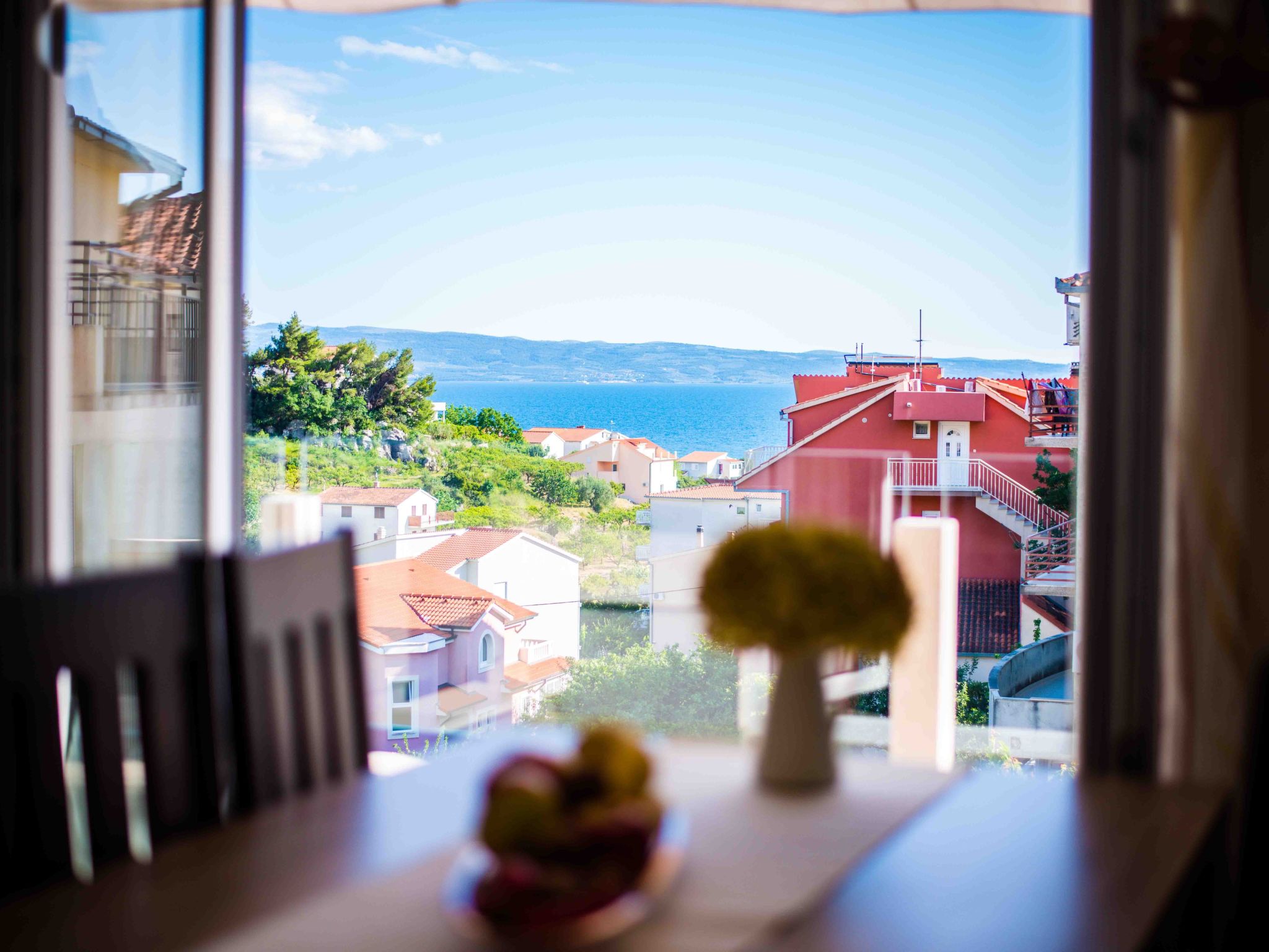 Für 4 Personen ca. 75 m&sup2; in Podstrana, Dalmatien (Gespanschaft Split-Dalma-Outside