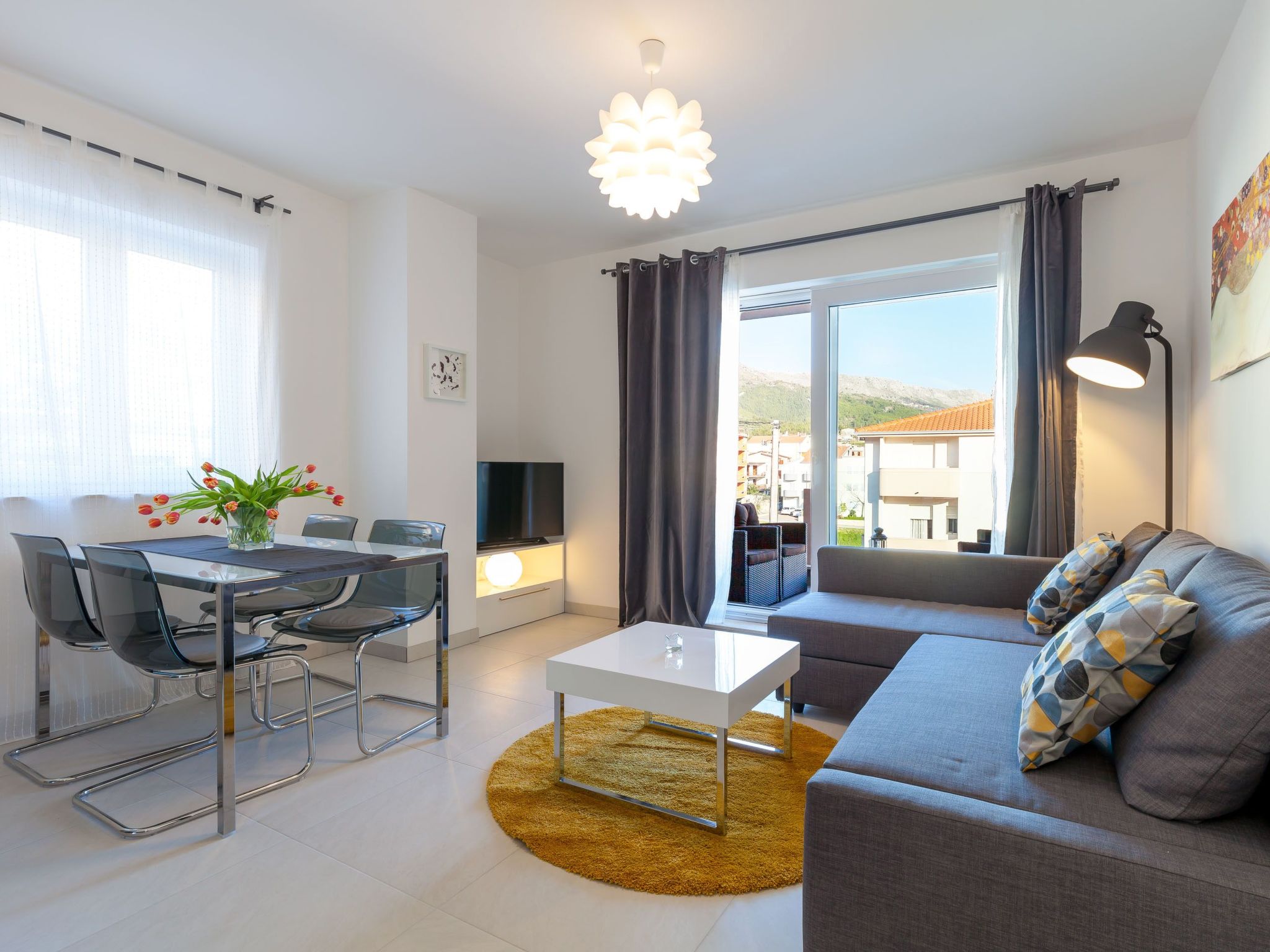 Für 4 Personen ca. 46 m&sup2; in Podstrana, Dalmatien (Gespanschaft Split-Dalma-Inside