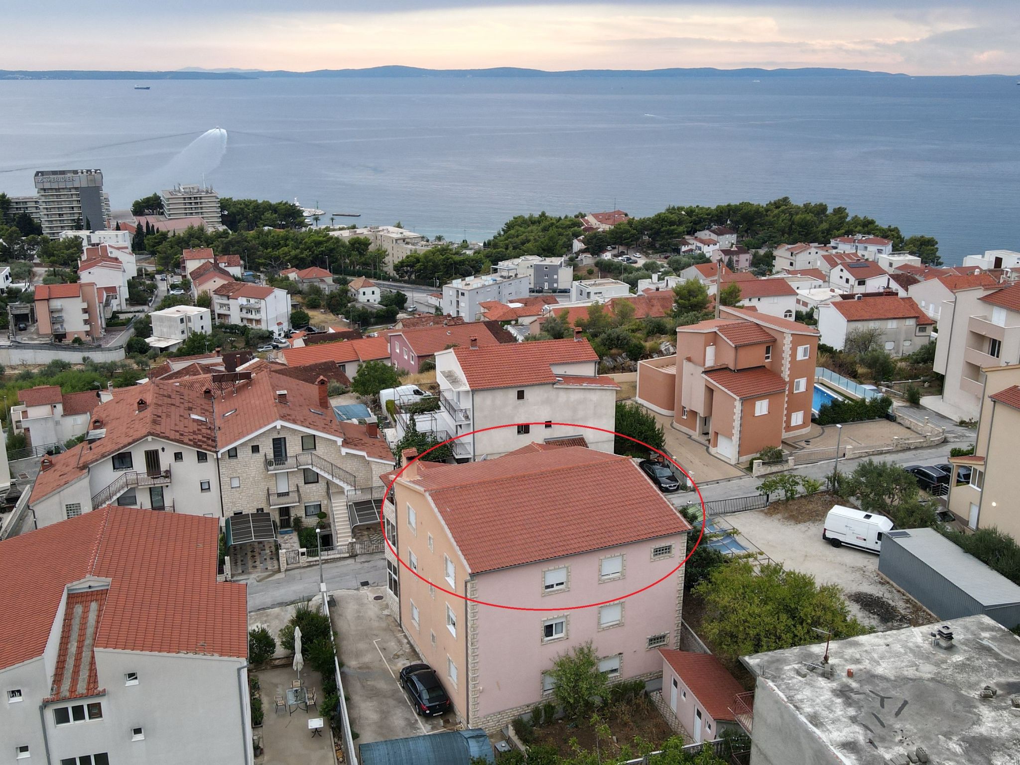 Maja großer Balkon 7 Minuten zu Fuß zum Strand und Hotel