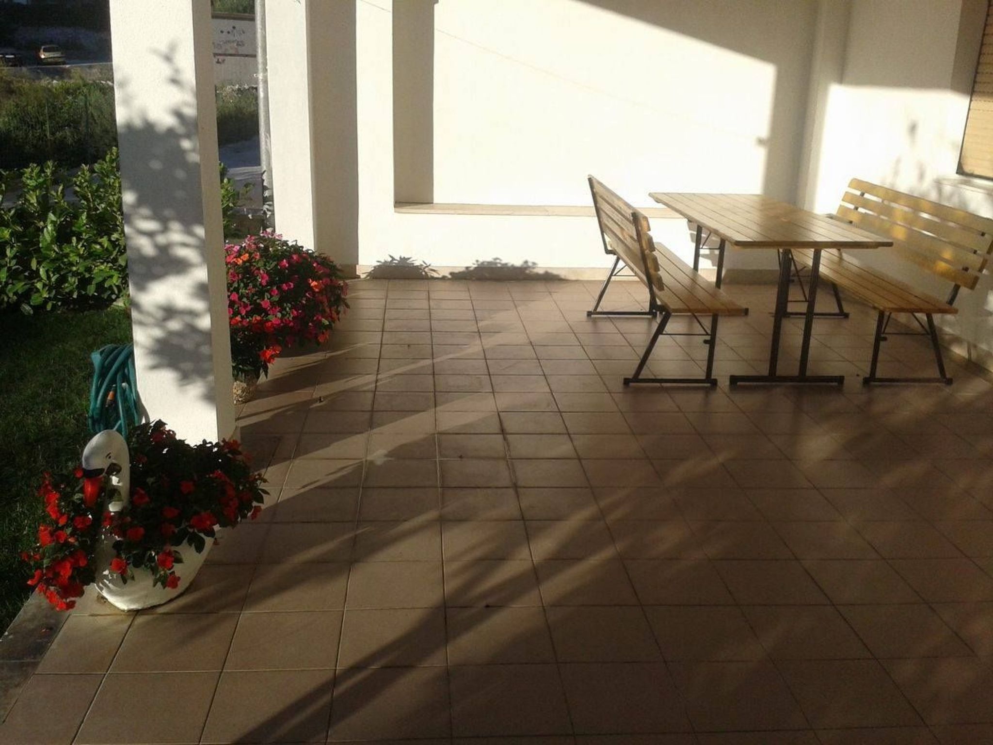 Strandnahe Wohnung mit großer Terrasse