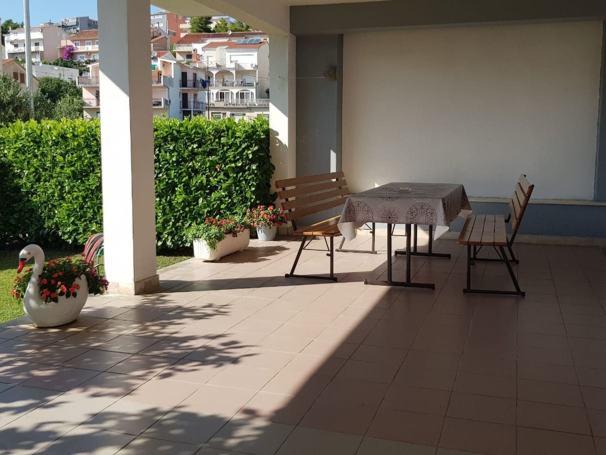 Strandnahe Wohnung mit großer Terrasse — Terrace (4 of 25)