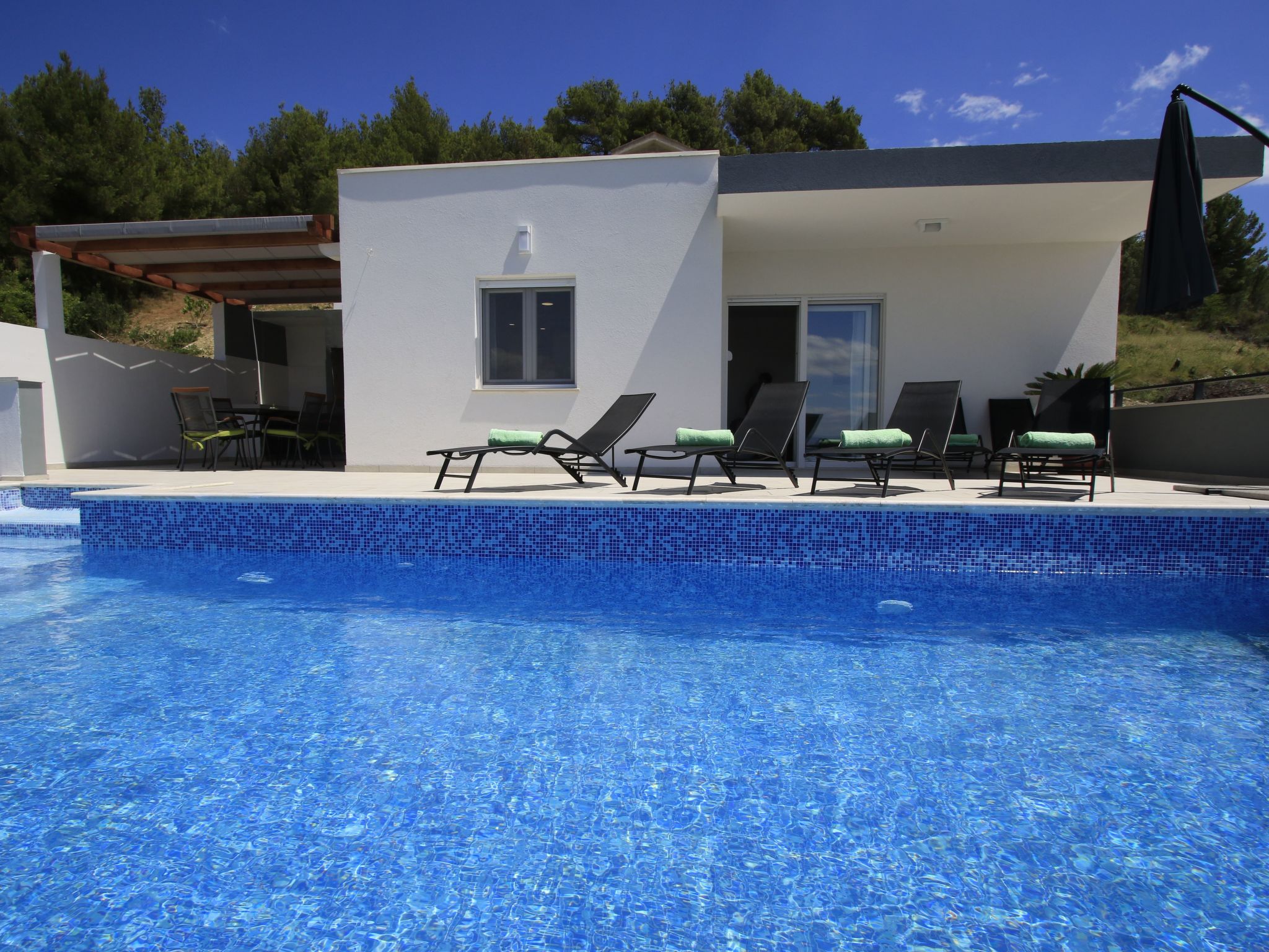 Villa Domus mit privatem beheiztem Infinity-Pool-Dedans