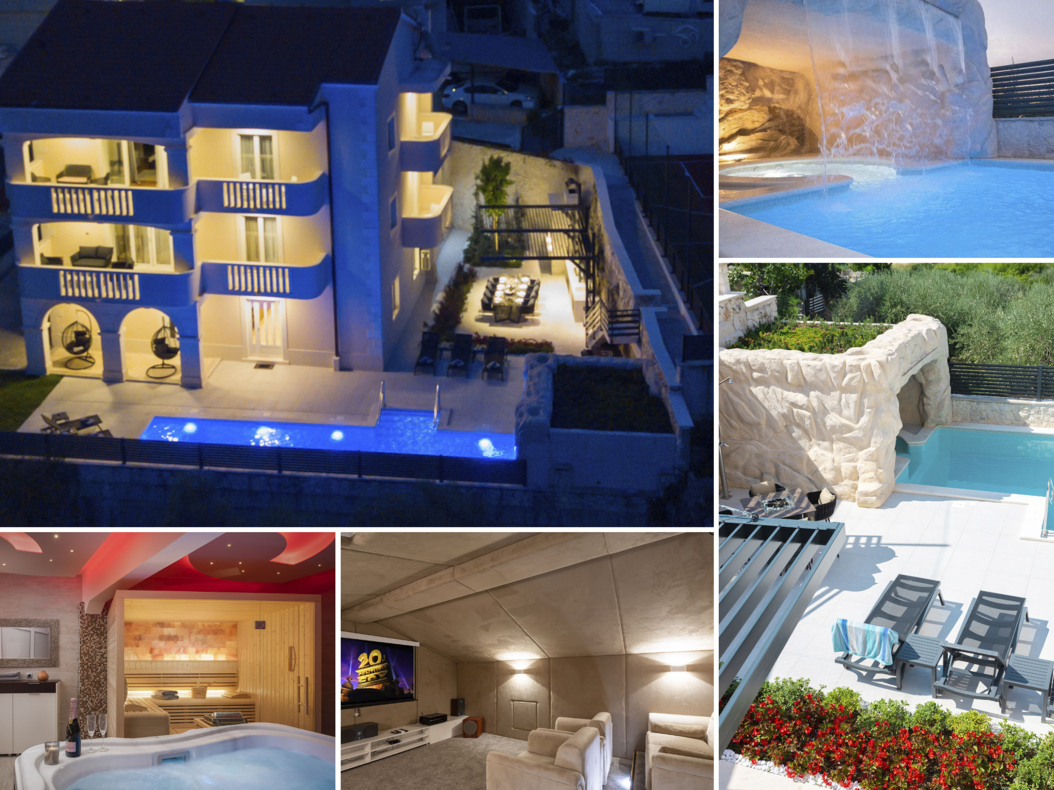 Vakantiehuis met privé zwembad in Podstrana (Kroatië) voor 10 personen