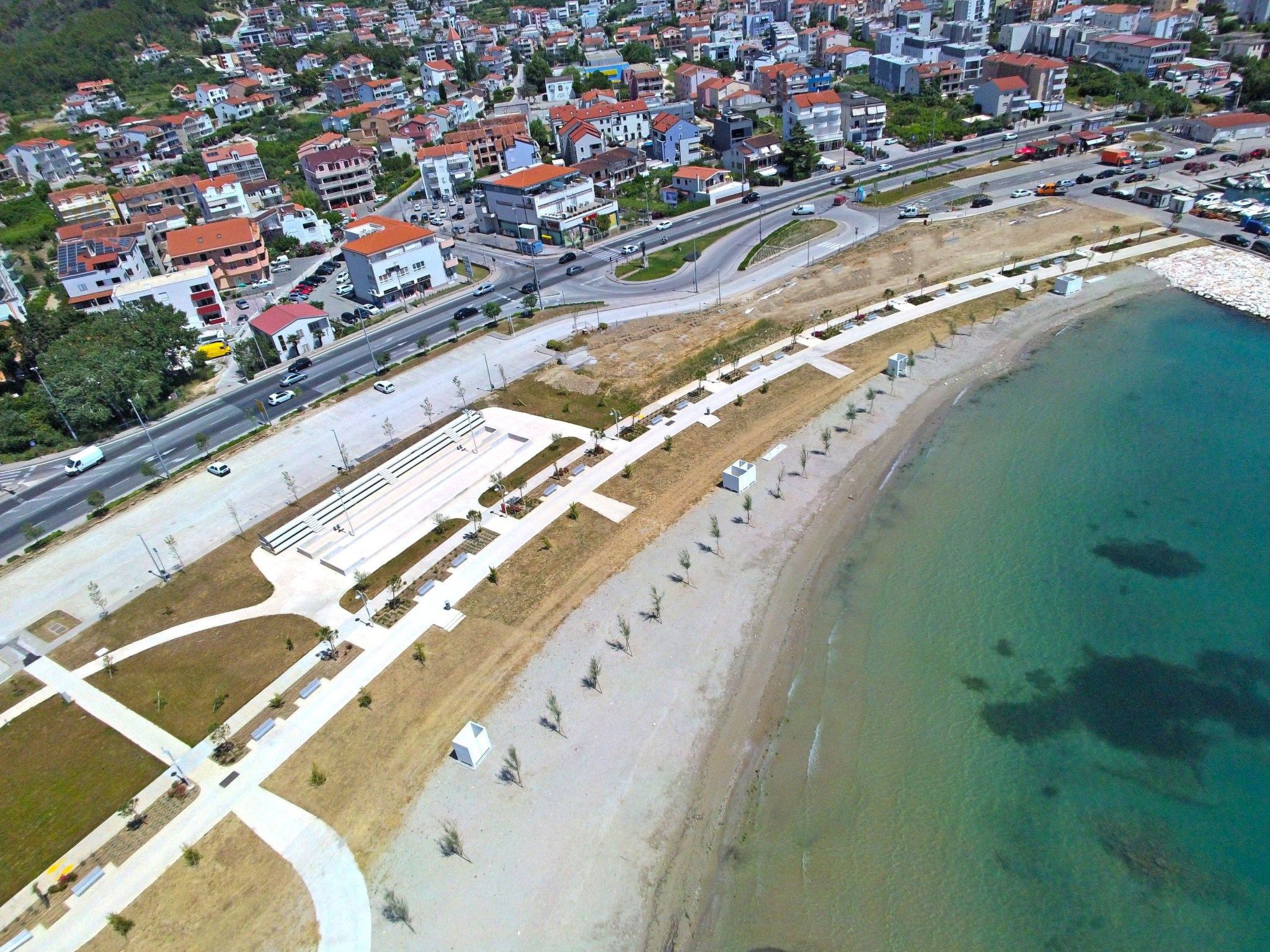 Für 4 Personen ca. 60 m&sup2; in Podstrana, Dalmatien (Gespanschaft Split-Dalma-Draußen