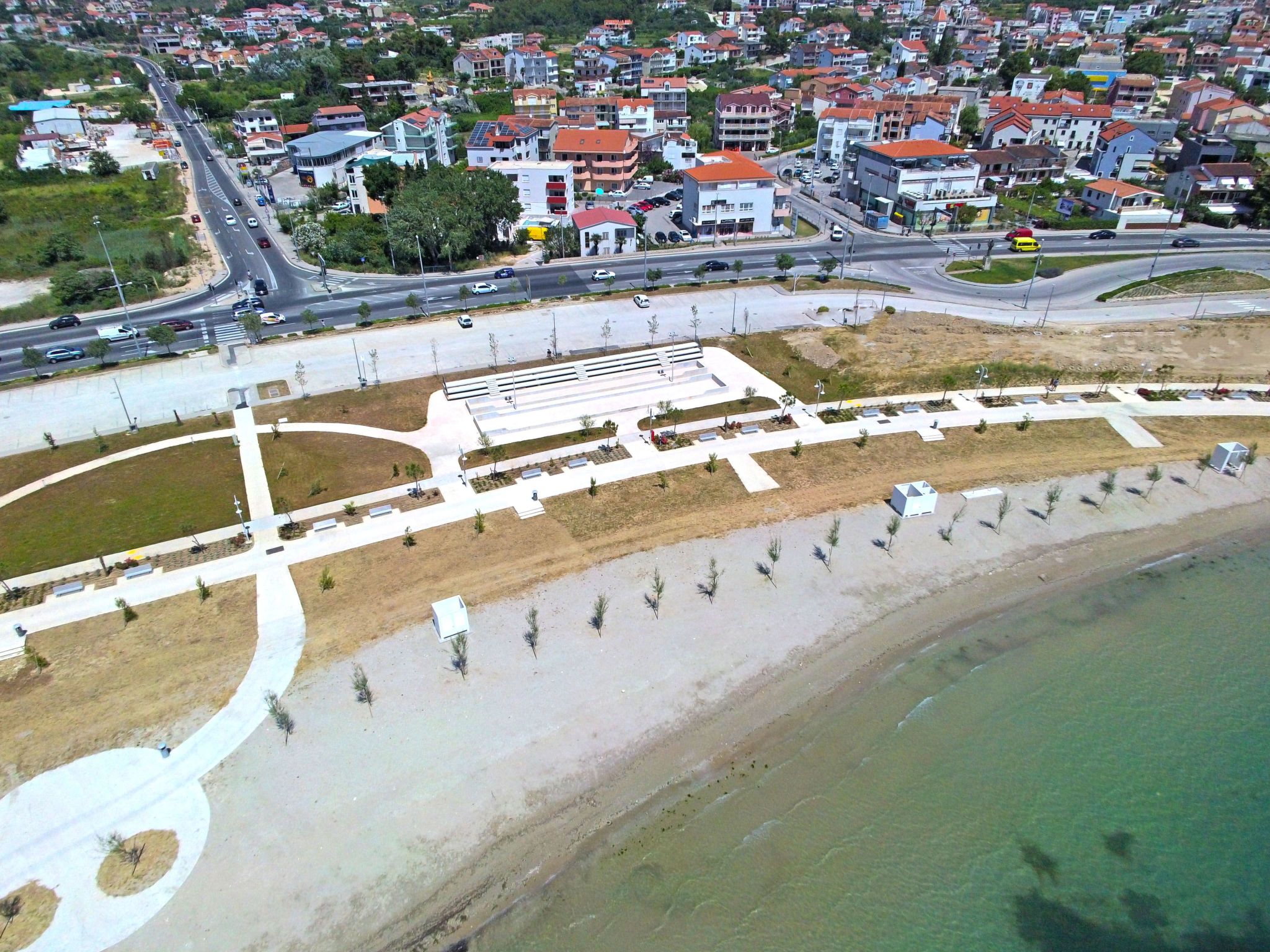 Für 4 Personen ca. 60 m&sup2; in Podstrana, Dalmatien (Gespanschaft Split-Dalma-Draußen