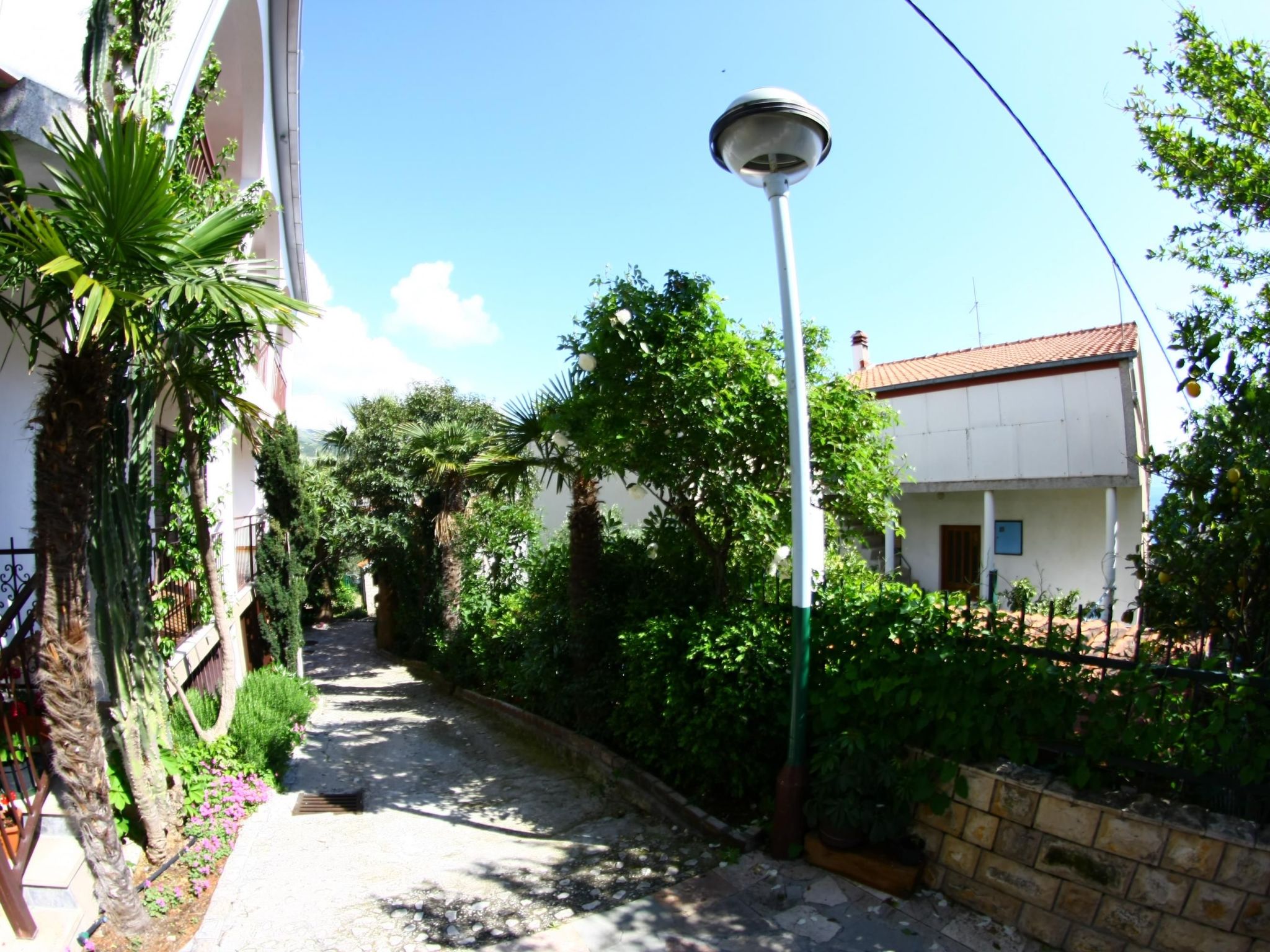 Mit Privatparkplatz-Dedans