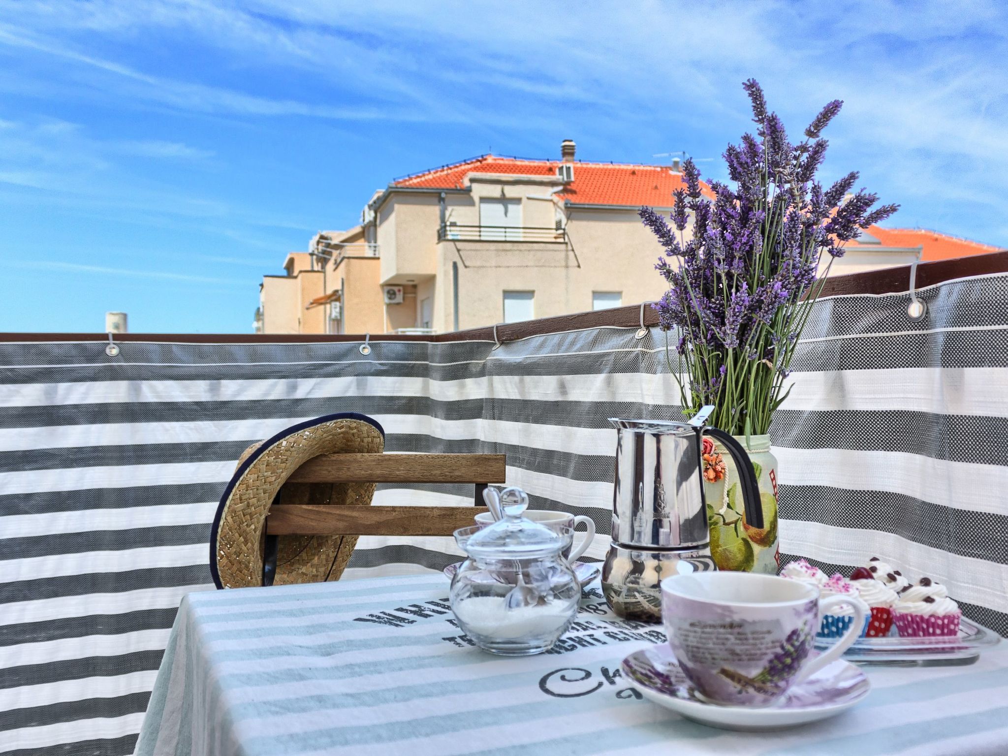 Gemütliches Studio mit Balkon-Dedans