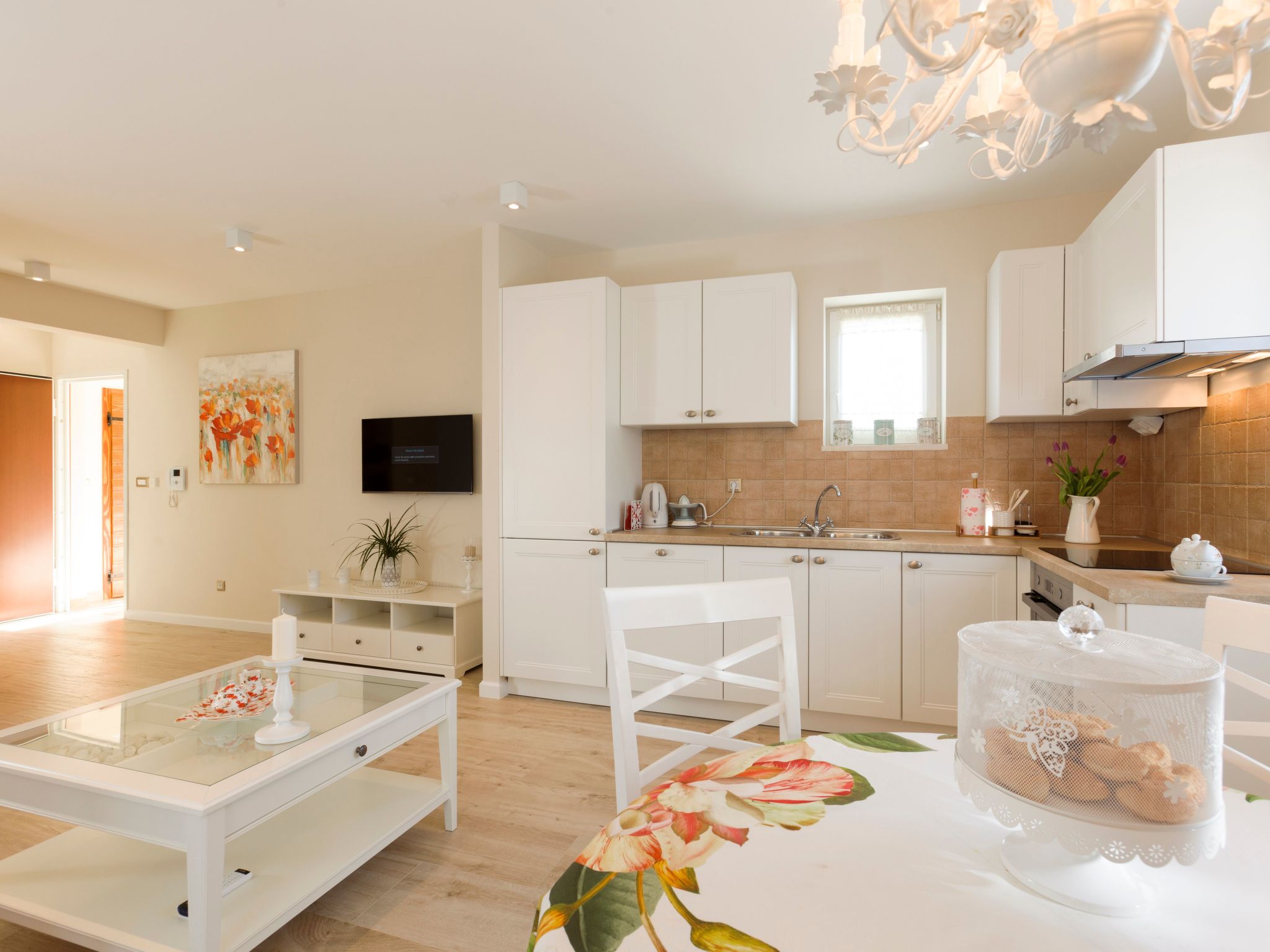 Luxuriöse Steinvilla mit privatem Swimmingpool und herrlichem Meerblick-Drinnen