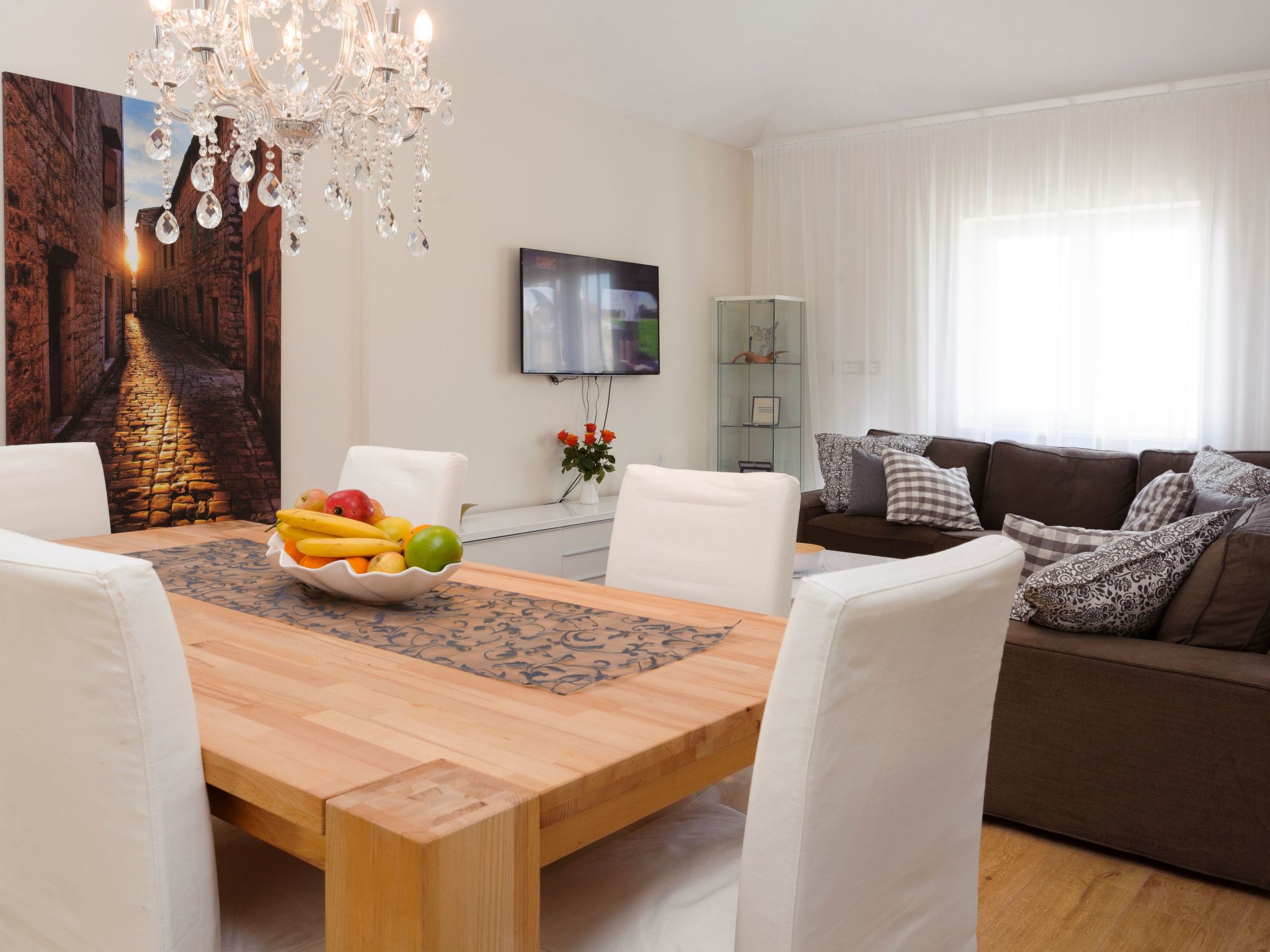 Luxuriöse Steinvilla mit privatem Swimmingpool und herrlichem Meerblick-Drinnen