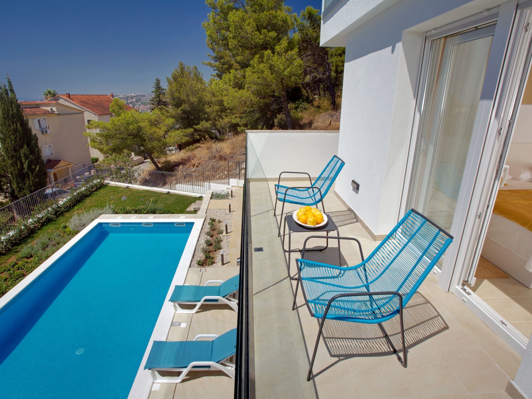 Ferienvilla "Elena" mit eigenem Pool-Drinnen