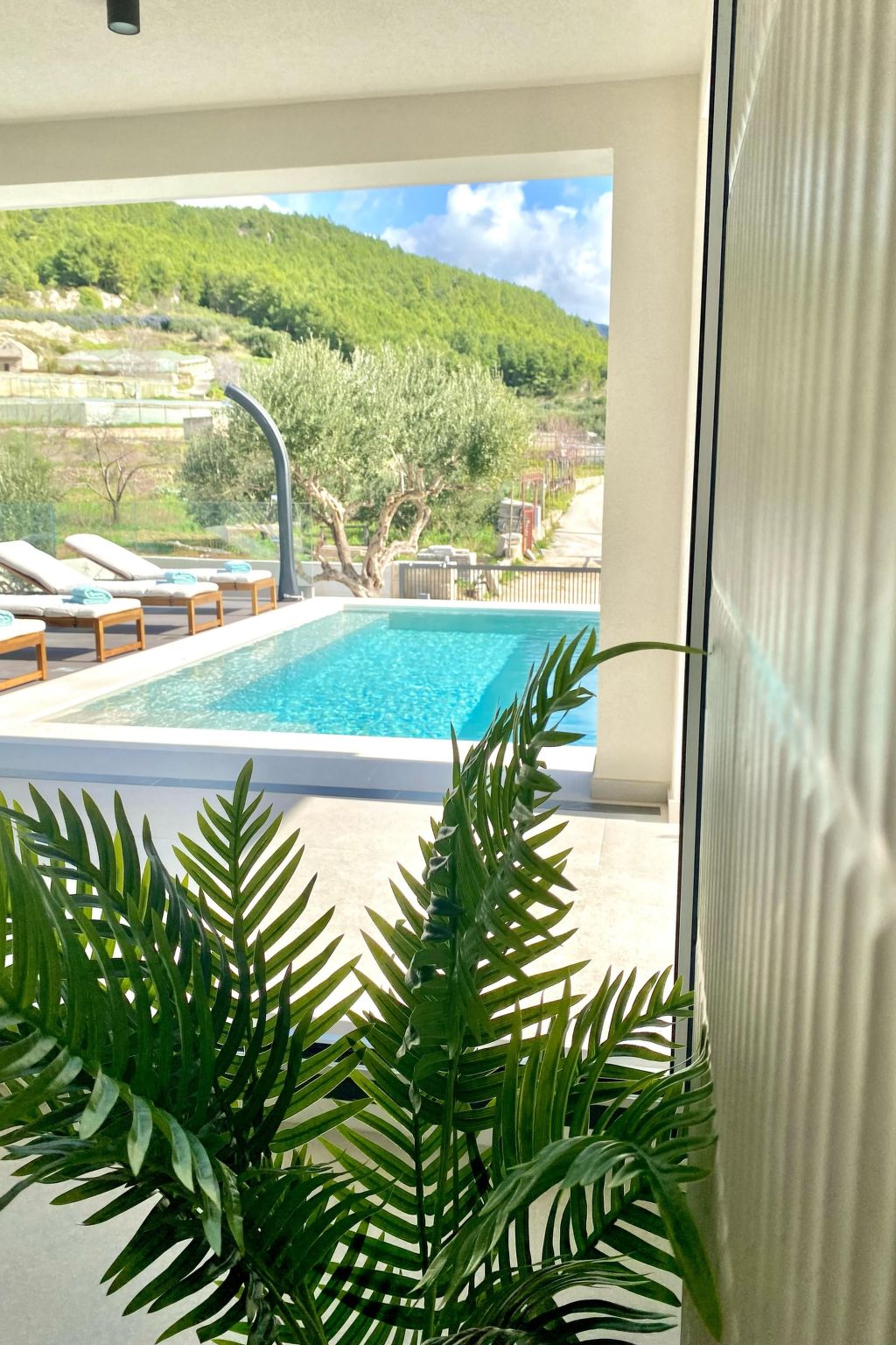 Villa mit beheiztem Infinity-Pool und Massagedüsen-Dedans