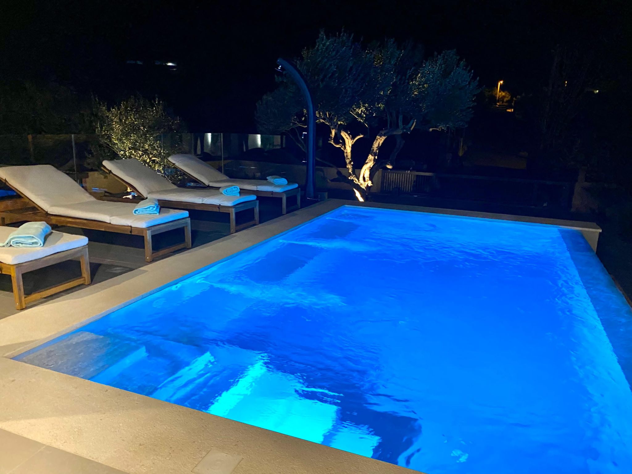 Villa mit beheiztem Infinity-Pool und Massagedüsen-Dedans