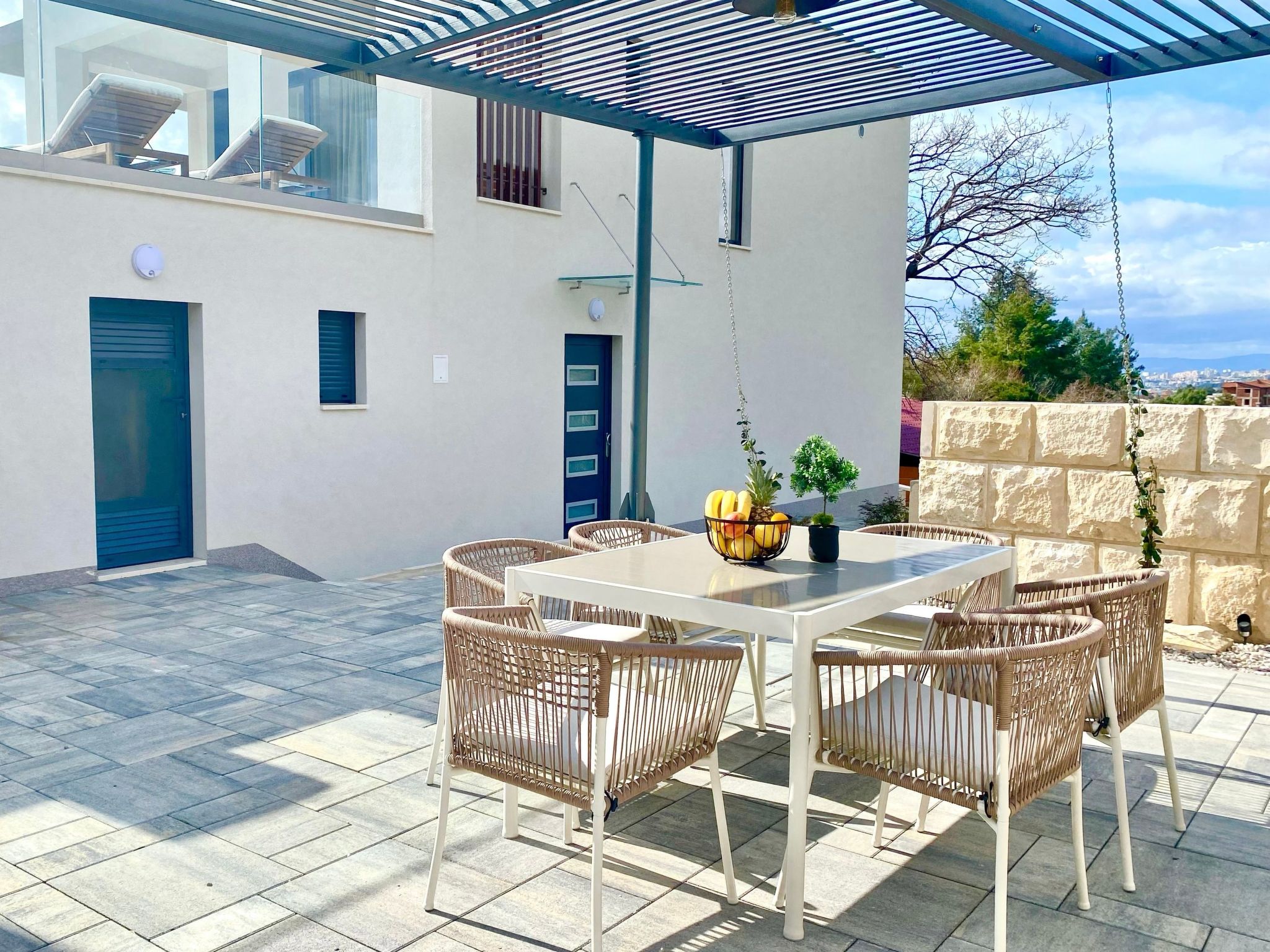 Villa mit beheiztem Infinity-Pool und Massagedüsen-Dedans