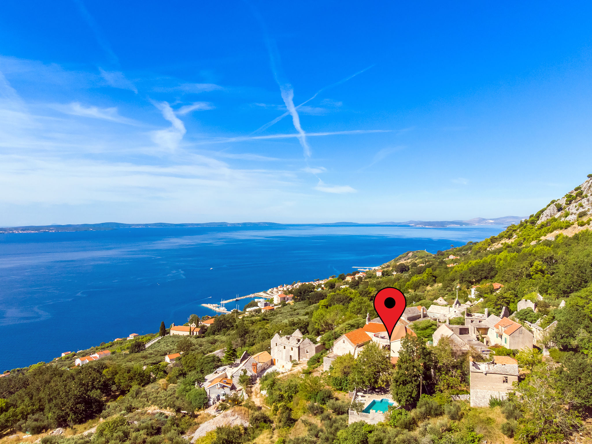 Villa Jolie Amazing Stone: Ruim vakantiehuis met zwembad en zeezicht bij Omiš - foto 36