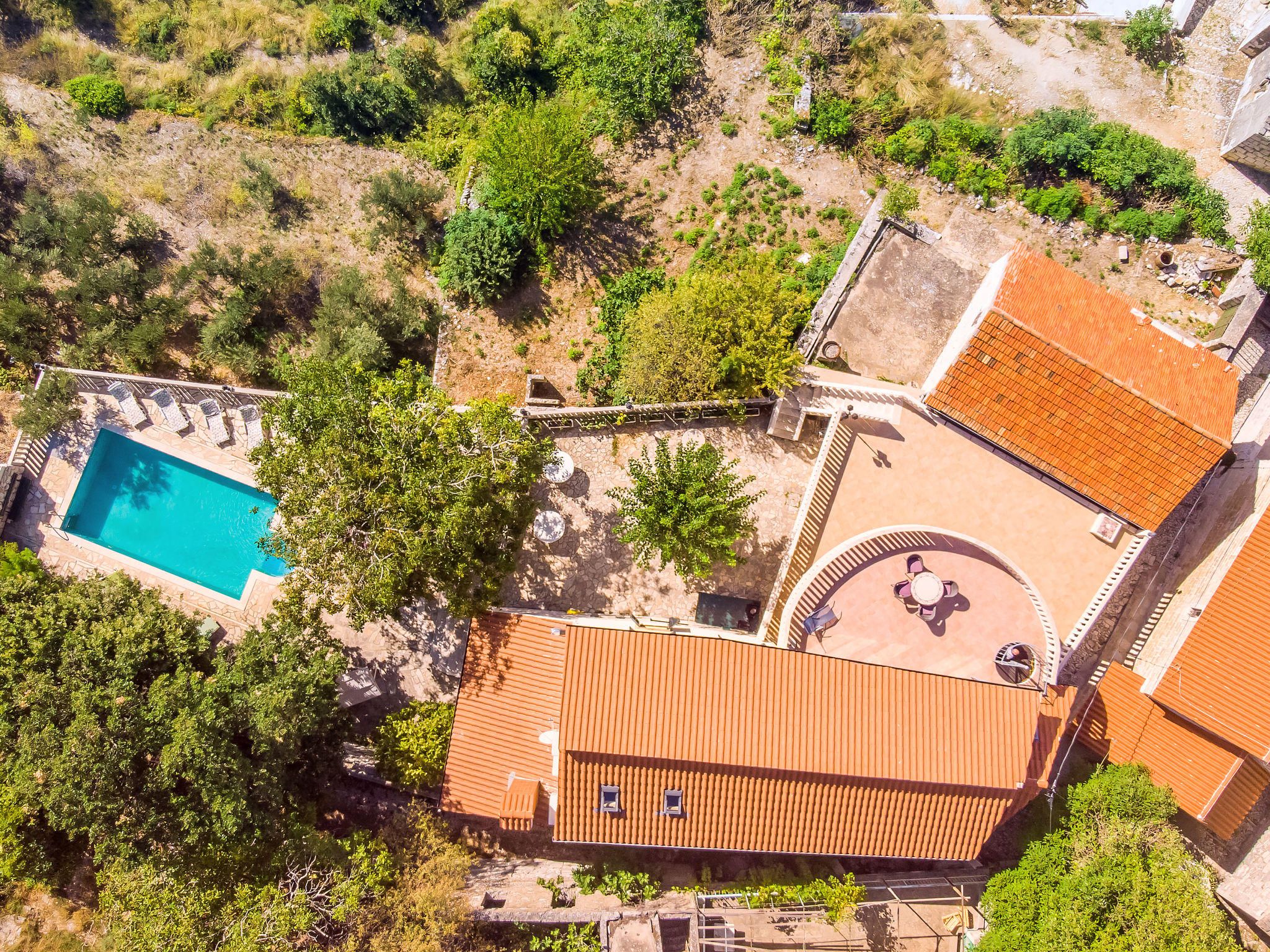 Villa Jolie Amazing Stone: Ruim vakantiehuis met zwembad en zeezicht bij Omiš - foto 6