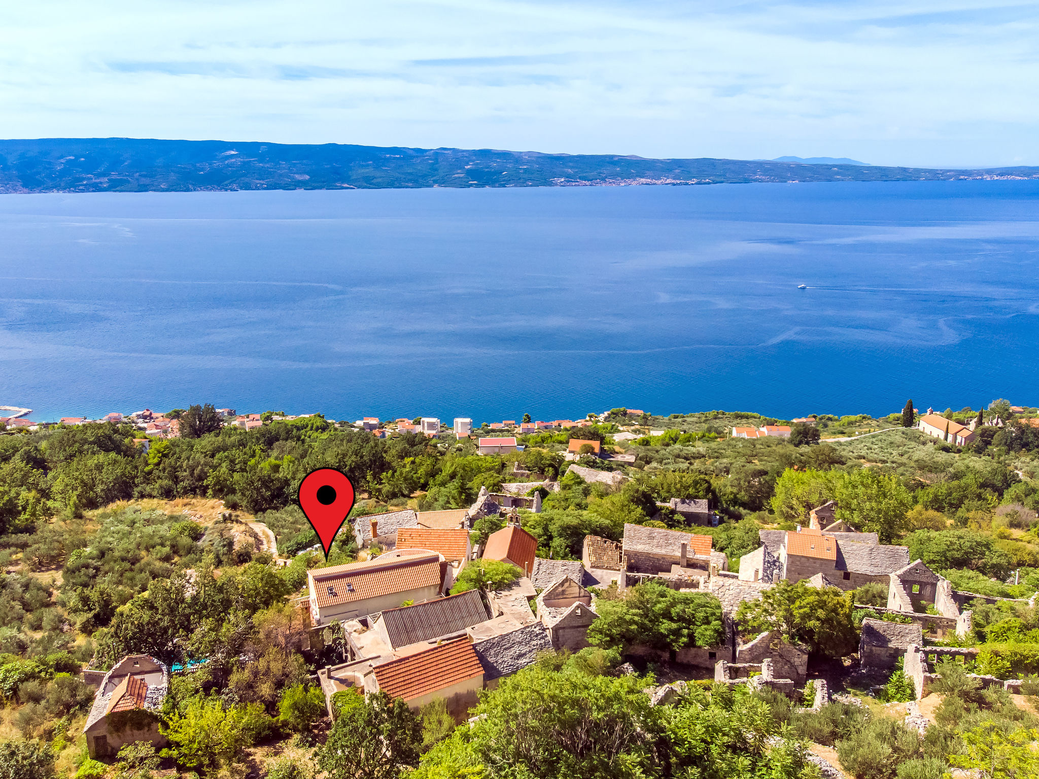 Villa Jolie Amazing Stone: Ruim vakantiehuis met zwembad en zeezicht bij Omiš - foto 35