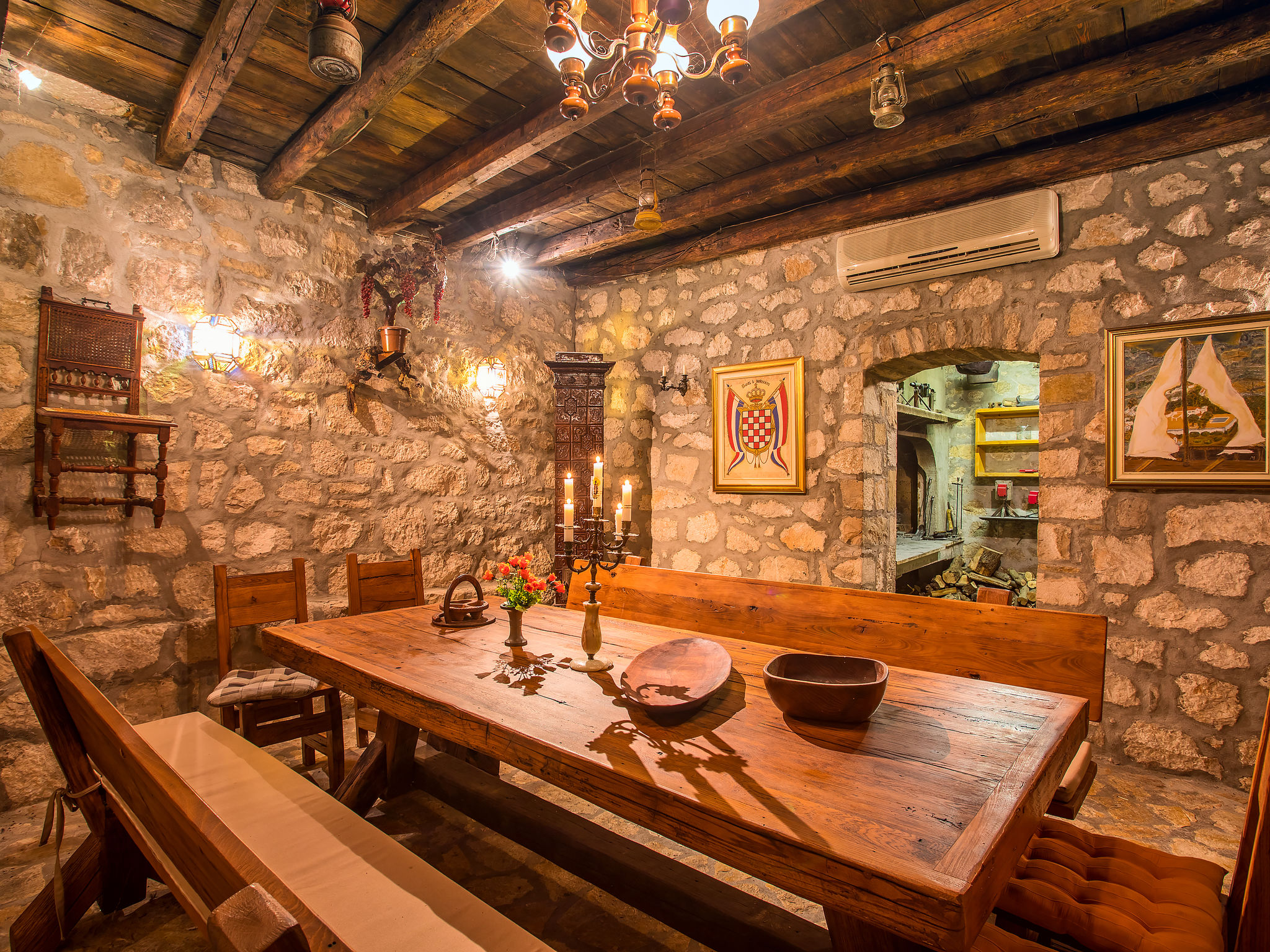 Villa Jolie Amazing Stone: Ruim vakantiehuis met zwembad en zeezicht bij Omiš - foto 33