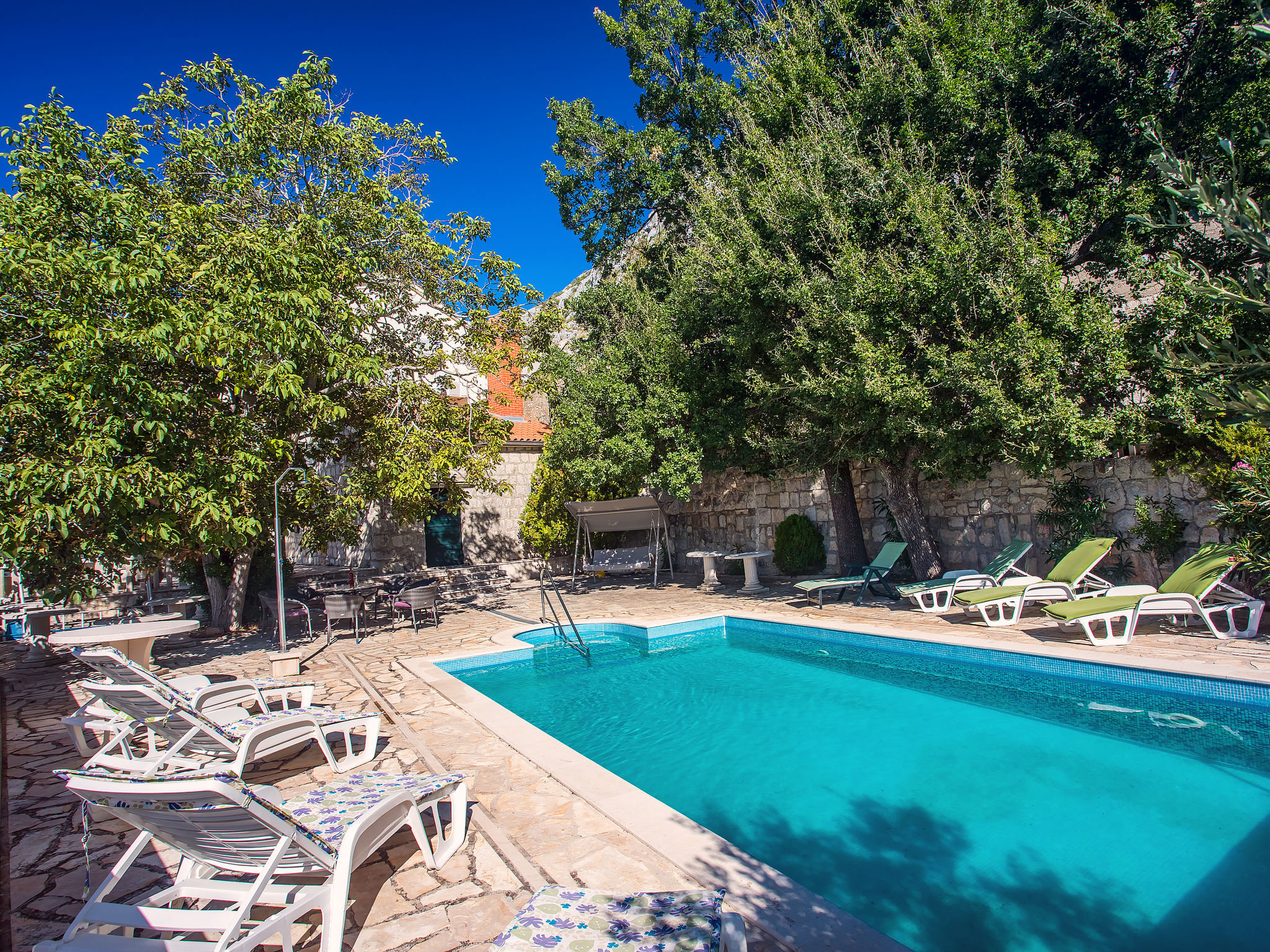 Villa Jolie Amazing Stone: Ruim vakantiehuis met zwembad en zeezicht bij Omiš - foto 7