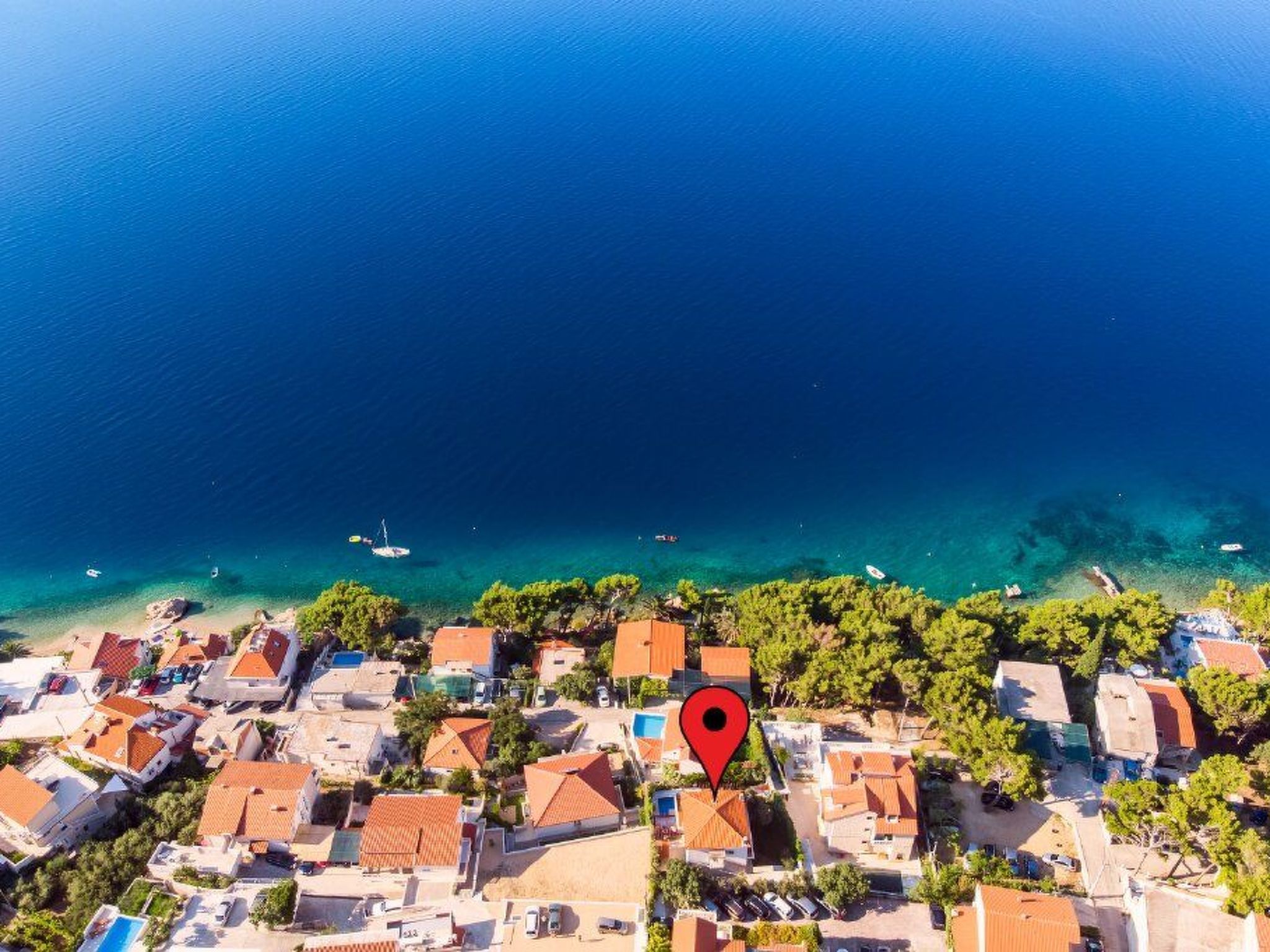 Haus in Stanići mit grünem Garten