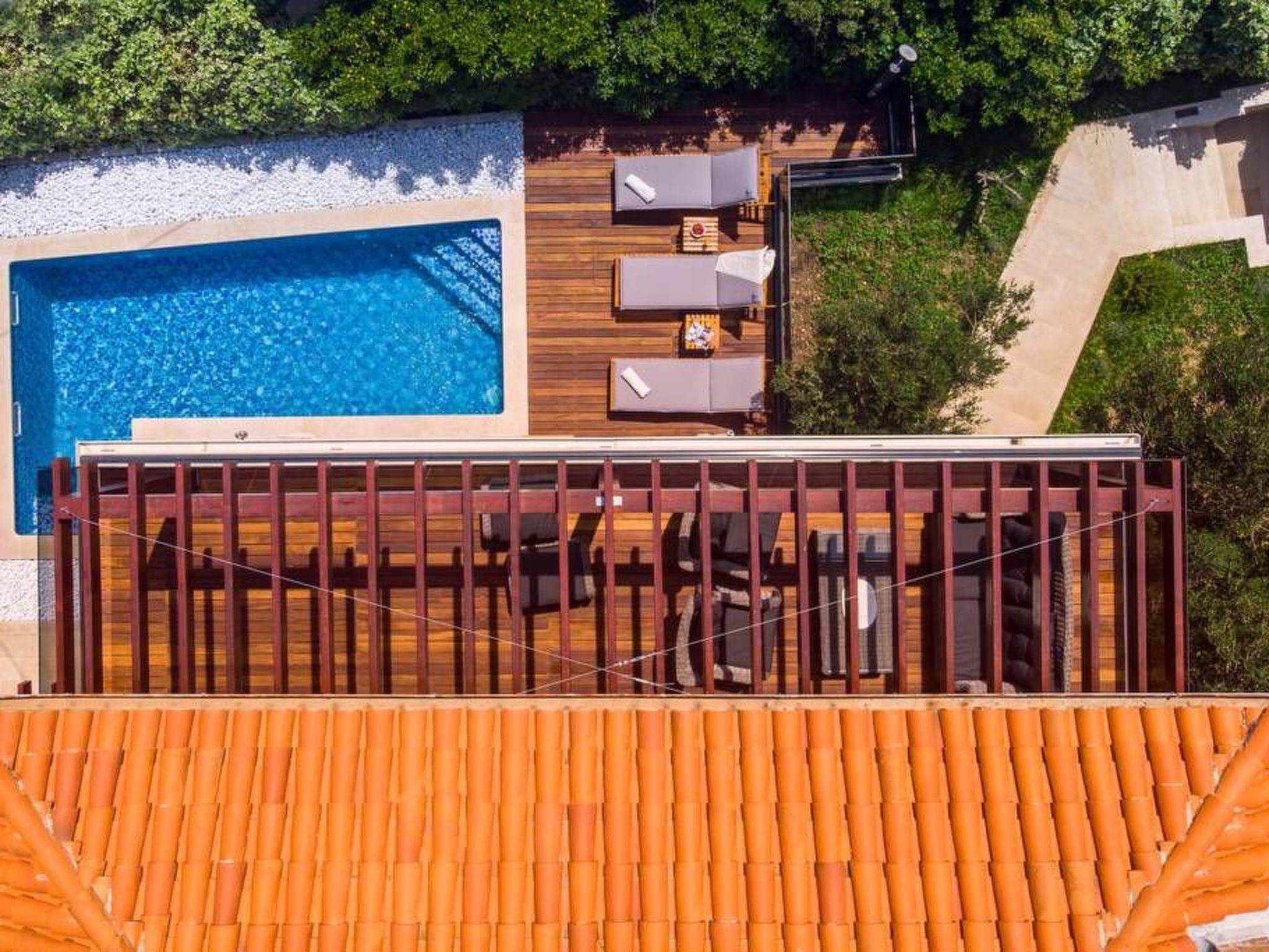 Haus in Stanići mit grünem Garten-Image-tags.info