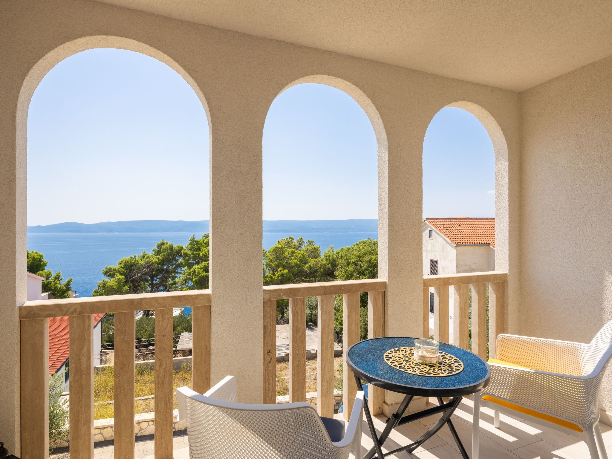 Moderne Ferienwohnung Daria mit Panoramablick-Inside