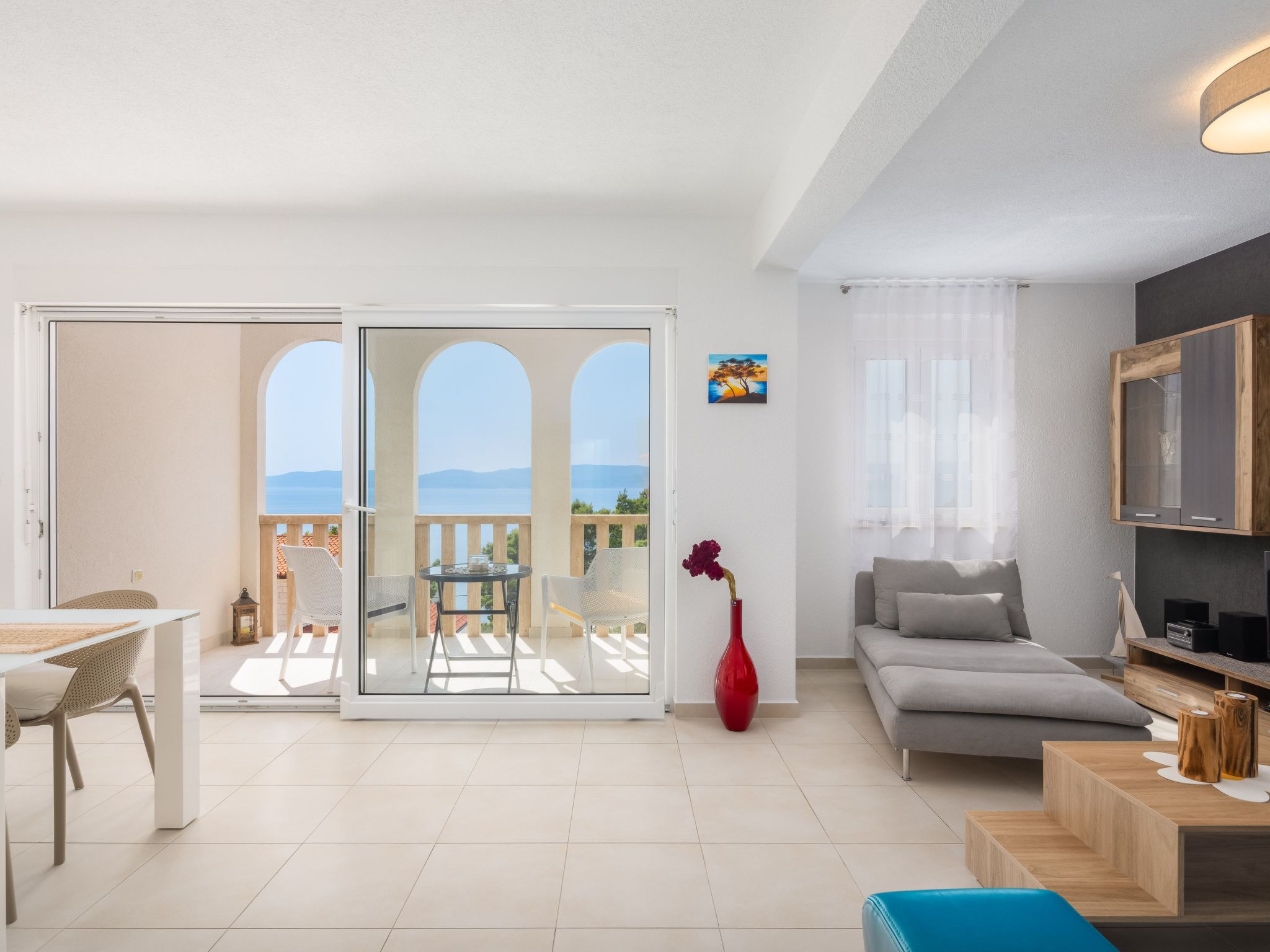 Moderne Ferienwohnung Daria mit Panoramablick-Inside