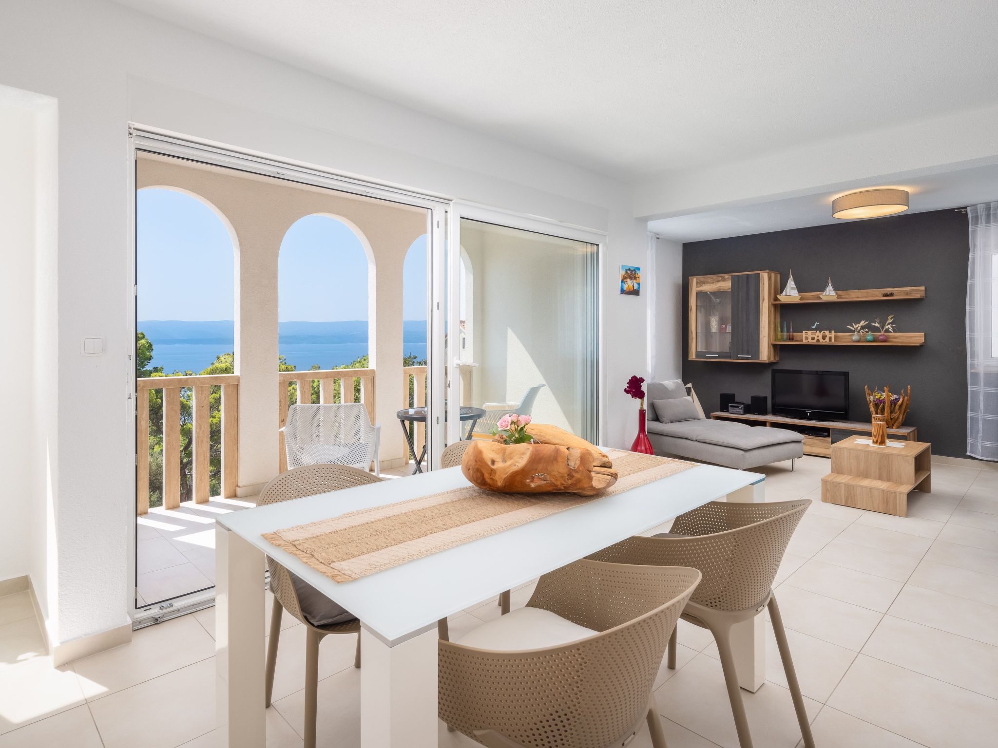 Moderne Ferienwohnung Daria mit Panoramablick-Inside