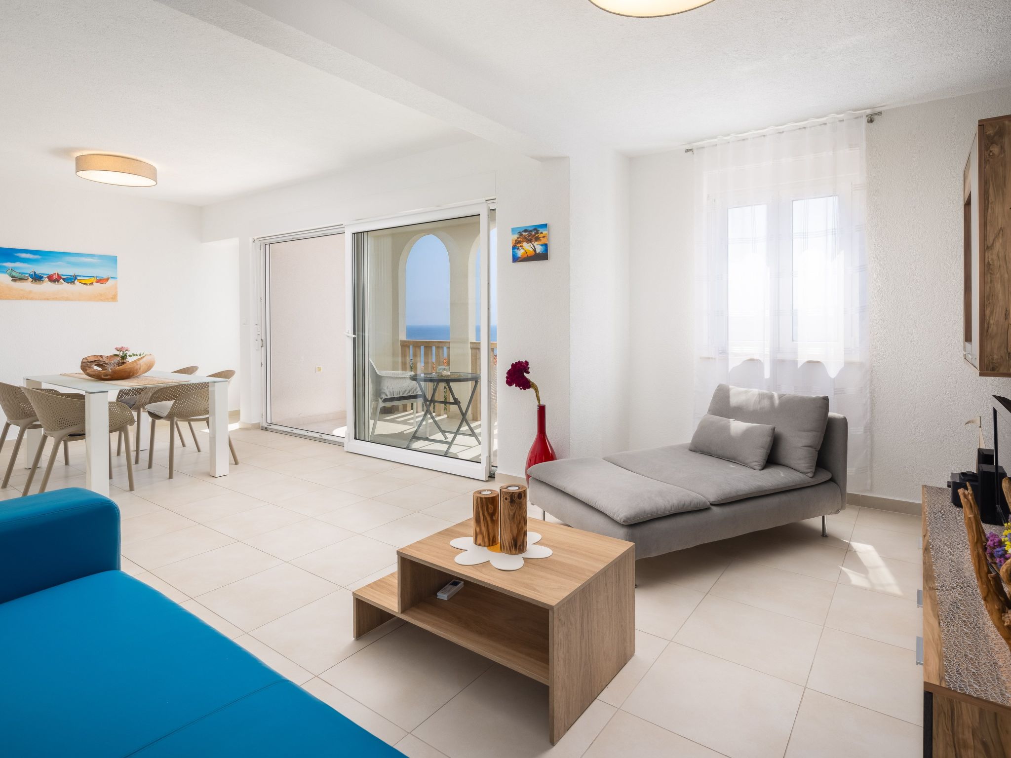 Moderne Ferienwohnung Daria mit Panoramablick-Inside