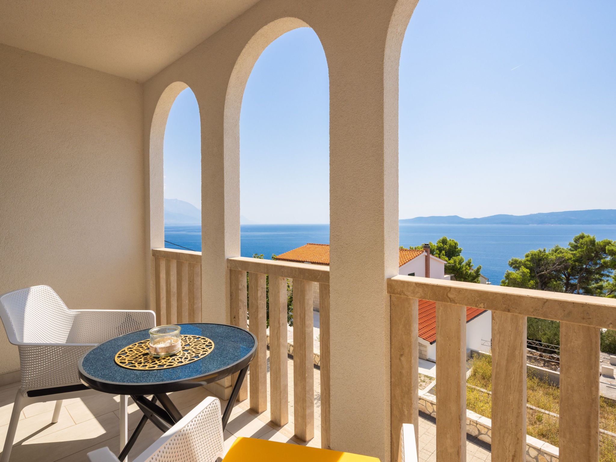 Moderne Ferienwohnung Daria mit Panoramablick-Inside