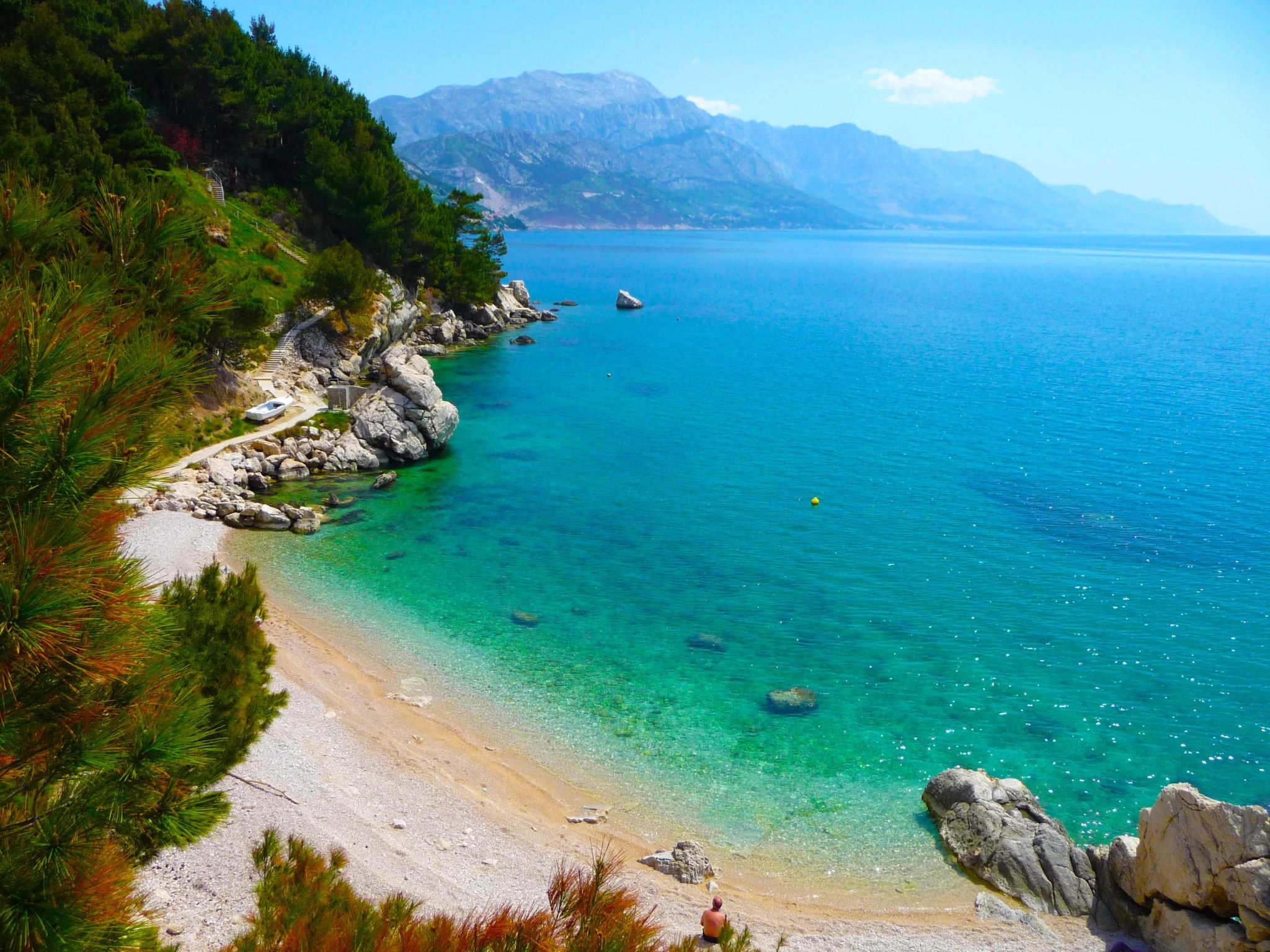 Moderne, helle Ferienwohnung mit Meerblick-Inside