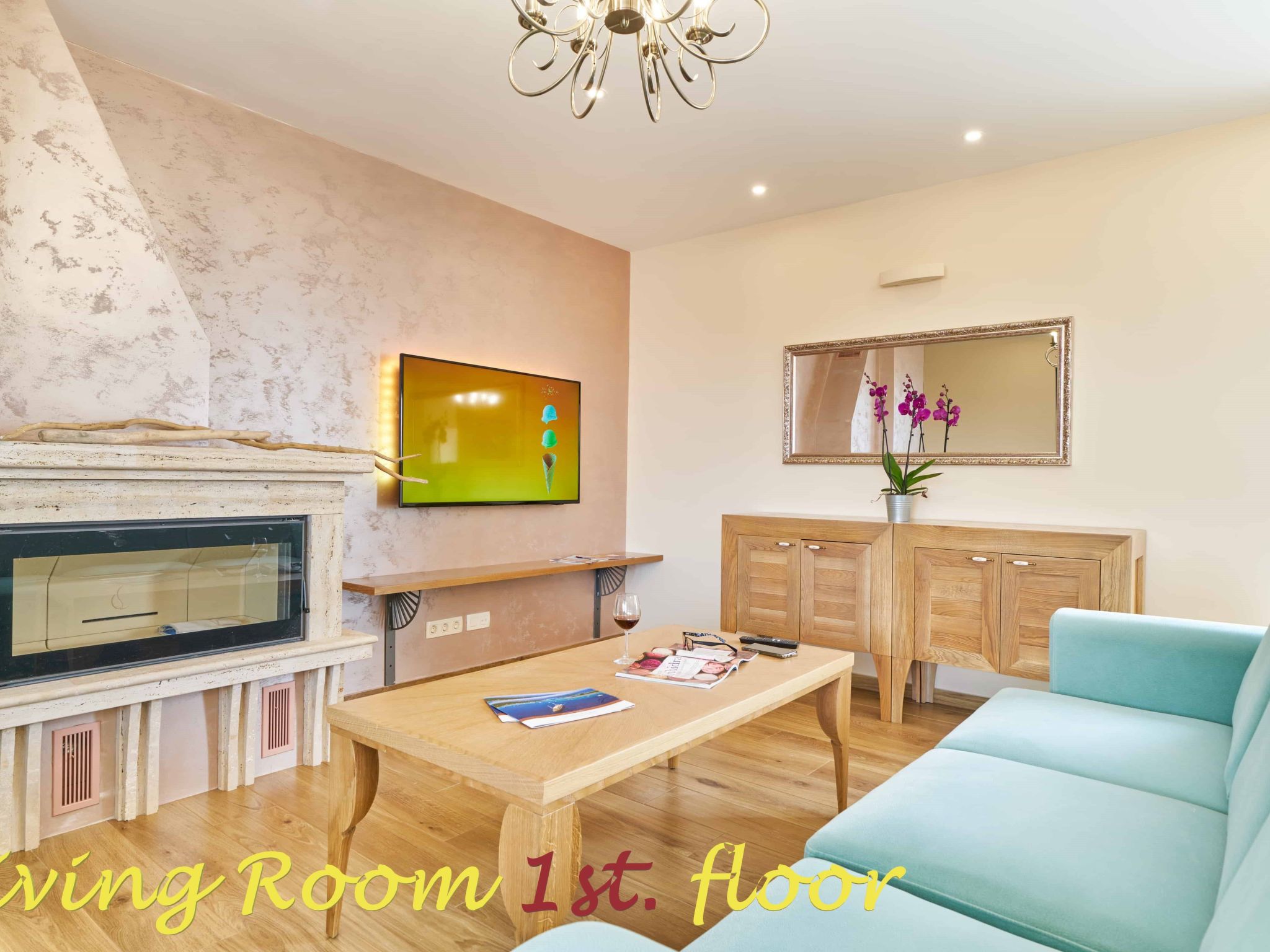 Wunderschön gestaltete Villa Mladenka in Suhi Potok-Dedans