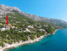 Appartement Lada: Zeezicht & zwembad op 100m van het strand in Omiš - thumbnail 5
