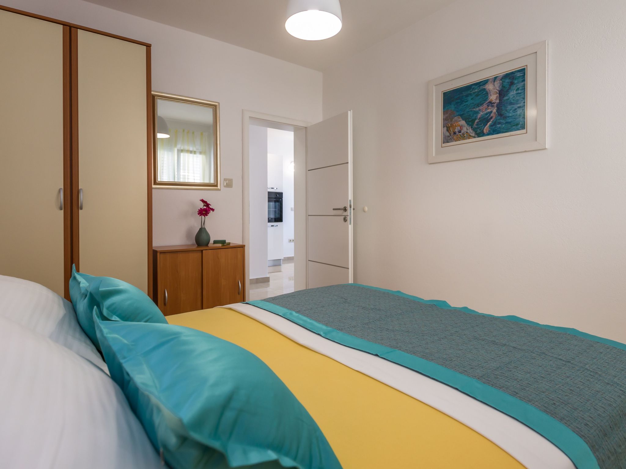 Große Wohnung in Omiš mit Möbliertem Balkon-Dedans