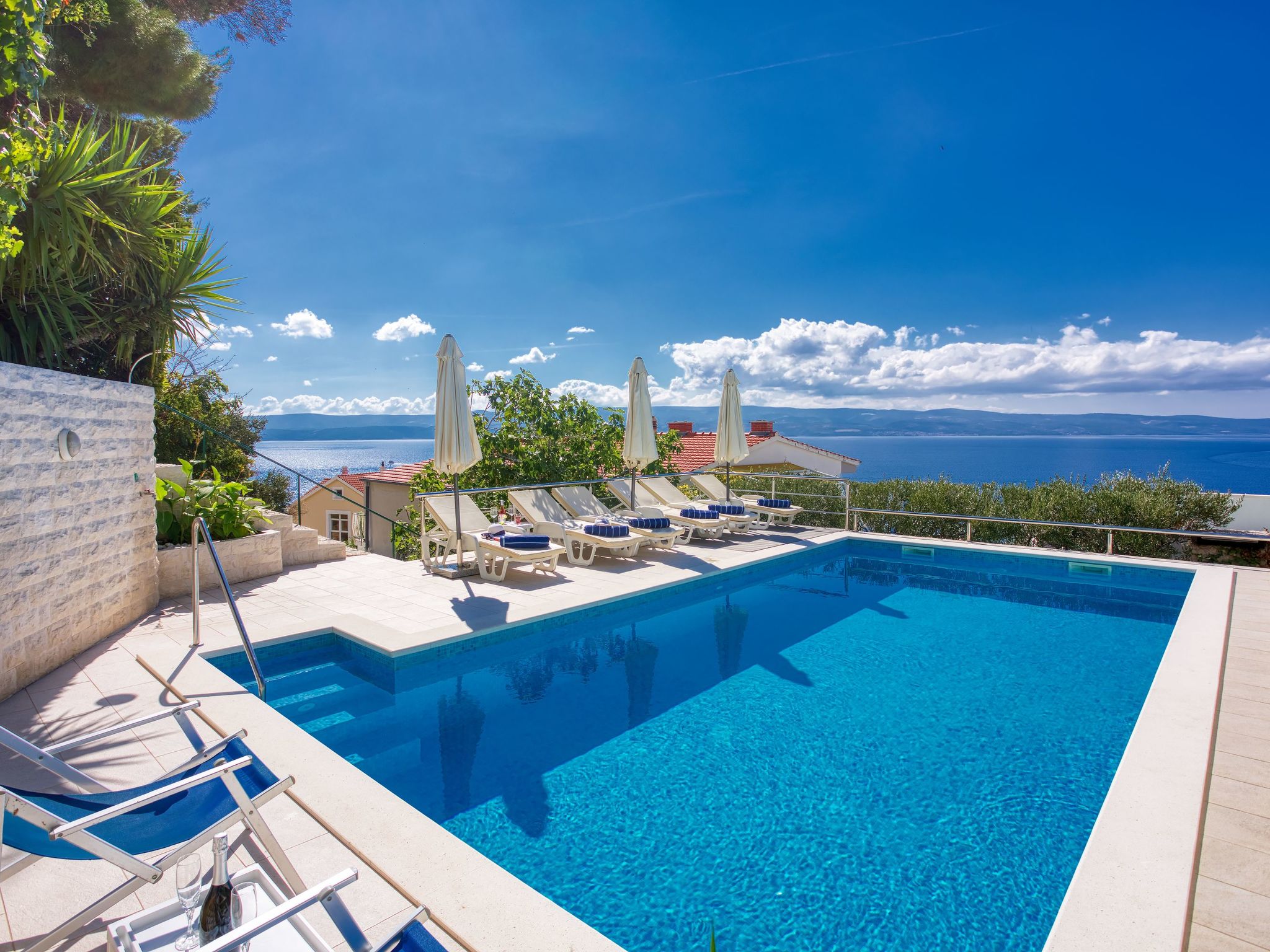 Appartement "Zorka" mit Blick auf das Wasser