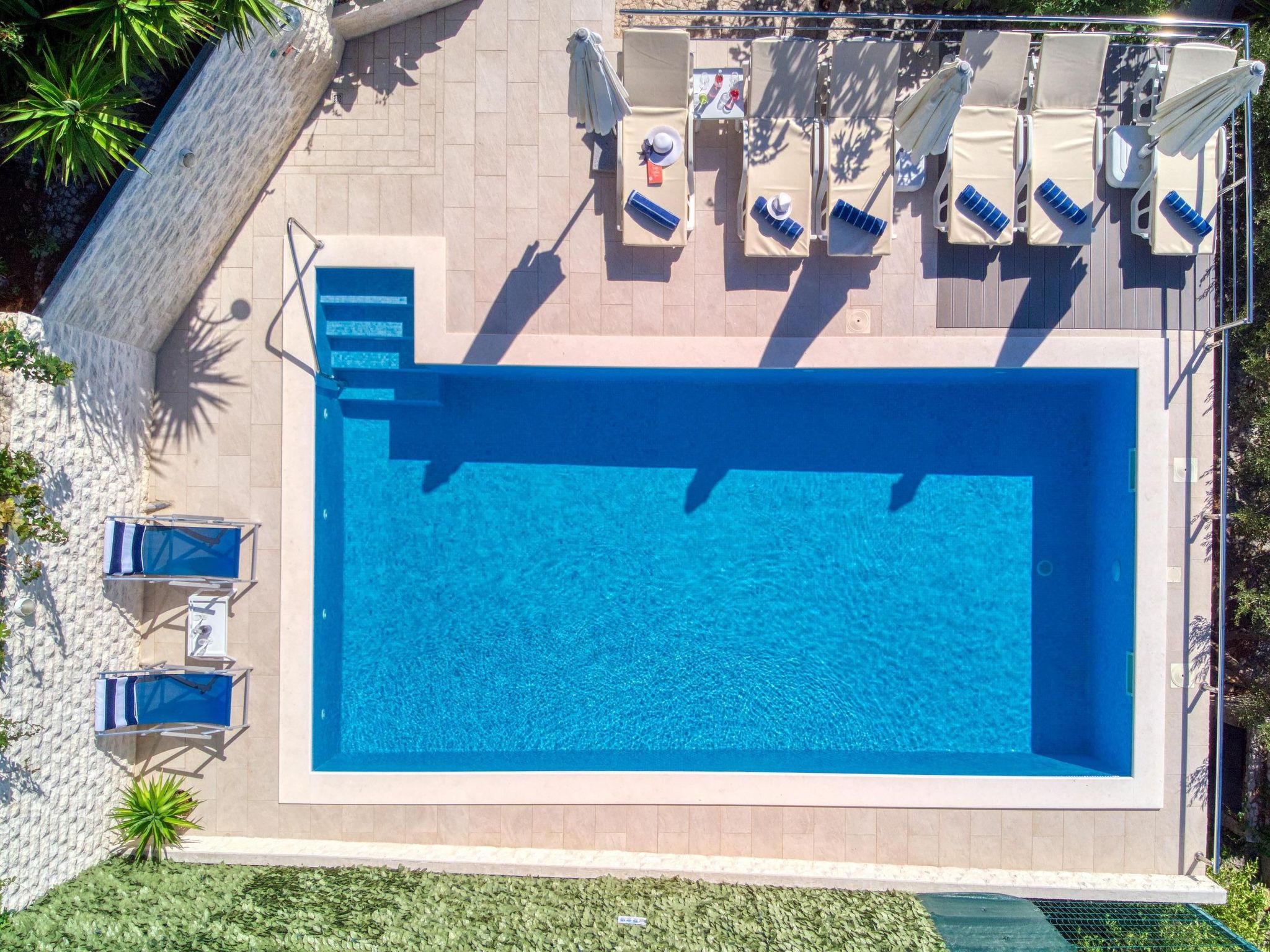 Appartement "Zorka" mit Blick auf das Wasser-Dedans