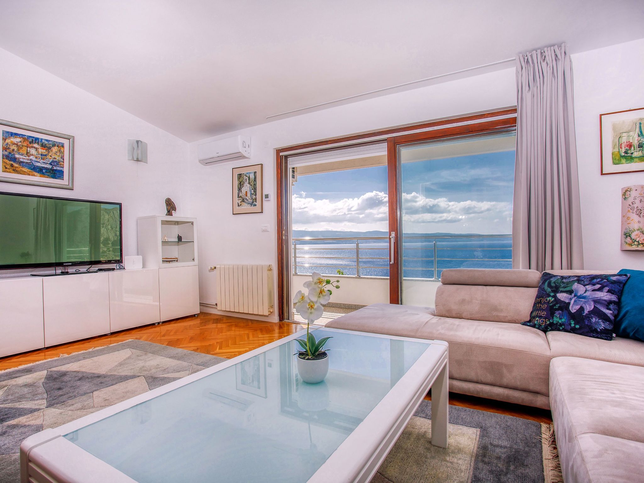 Appartement "Zorka" mit Blick auf das Wasser-Dedans