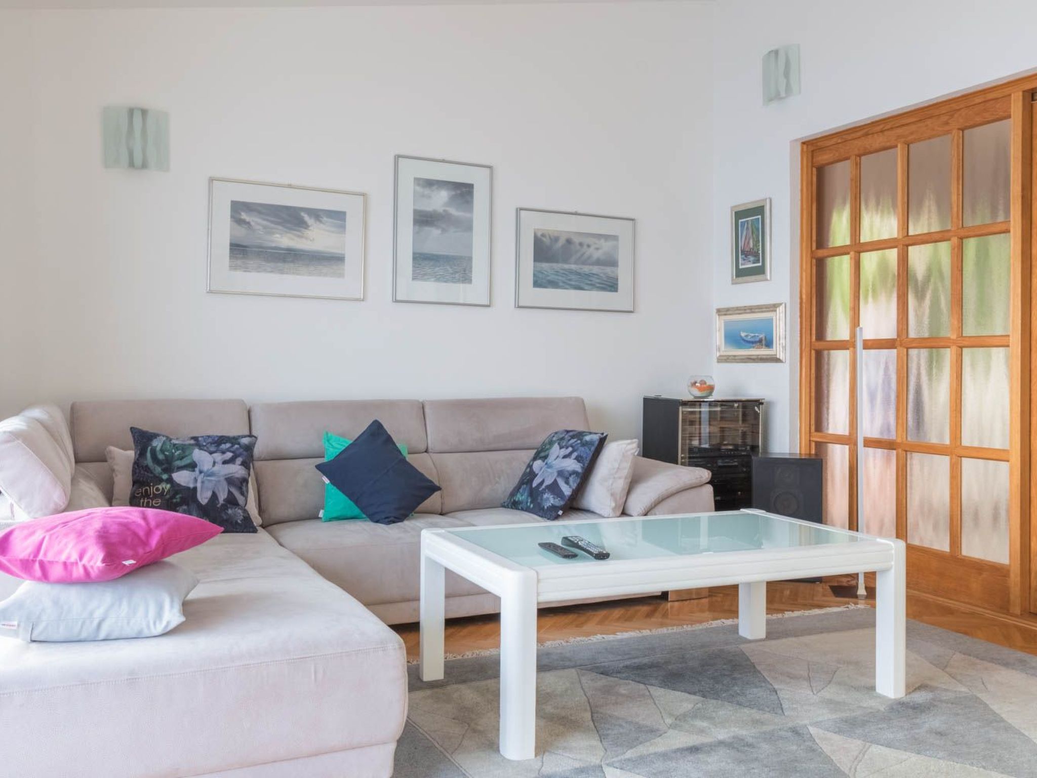 Appartement "Zorka" mit Blick auf das Wasser-Dedans