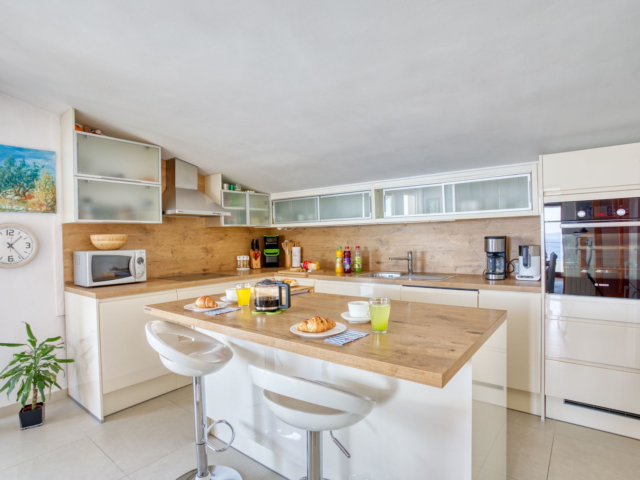 Appartement "Zorka" mit Blick auf das Wasser-Dedans