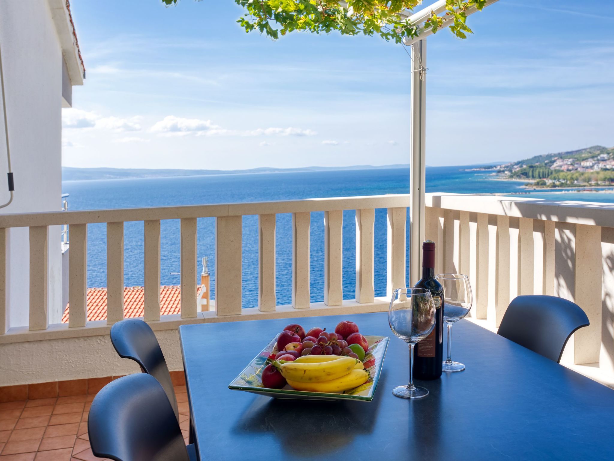 Appartement "Zorka" mit Blick auf das Wasser-Dedans