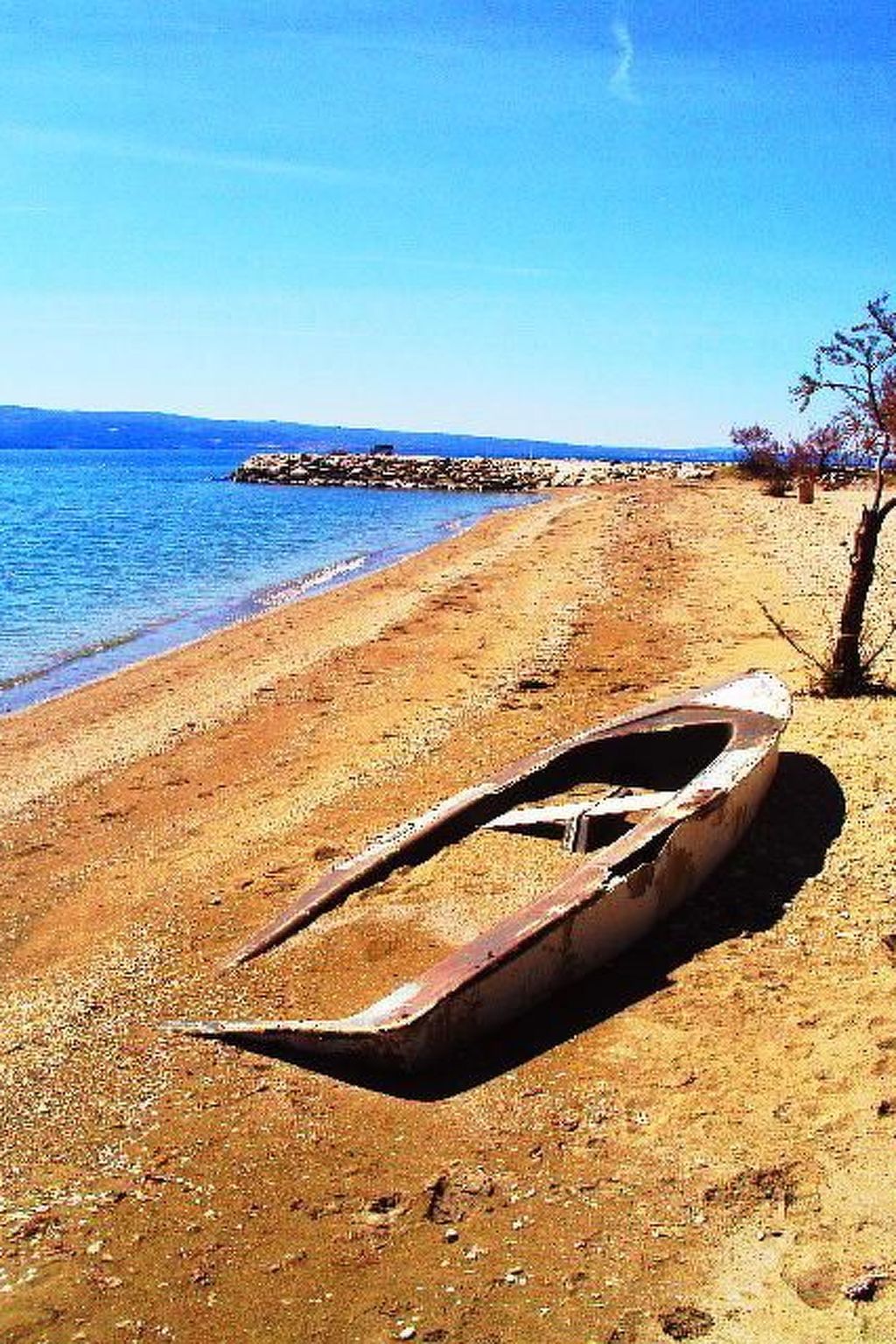 Appartement in Duće mit Grill und Terrasse-Buiten