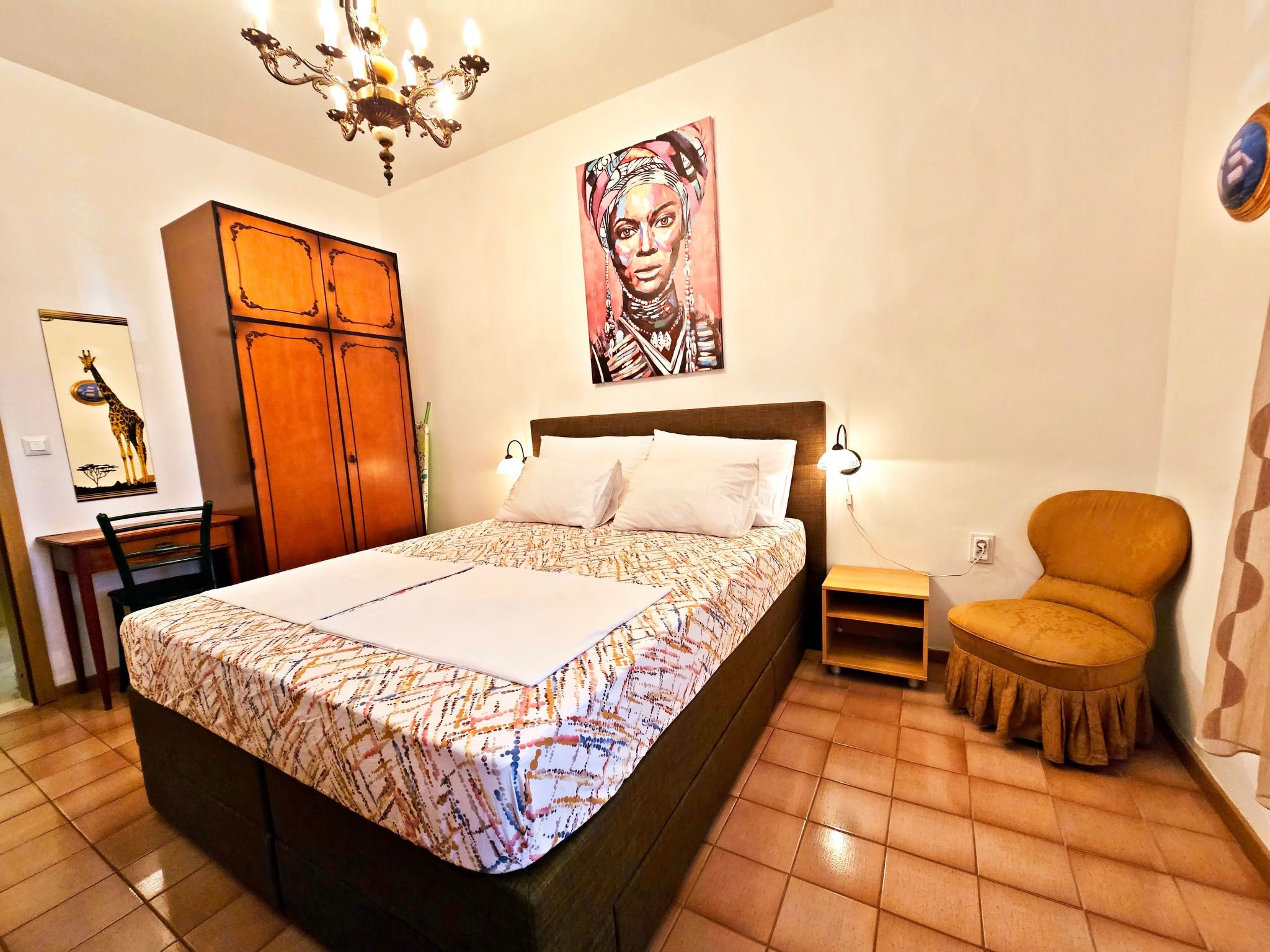 Mit überdachter Terrasse am Strand mit Meerblick-Drinnen