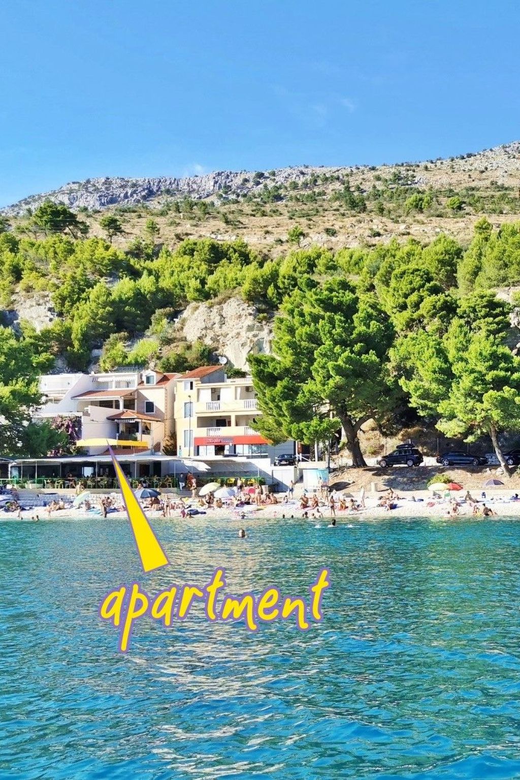 Mit überdachter Terrasse am Strand mit Meerblick-Draußen