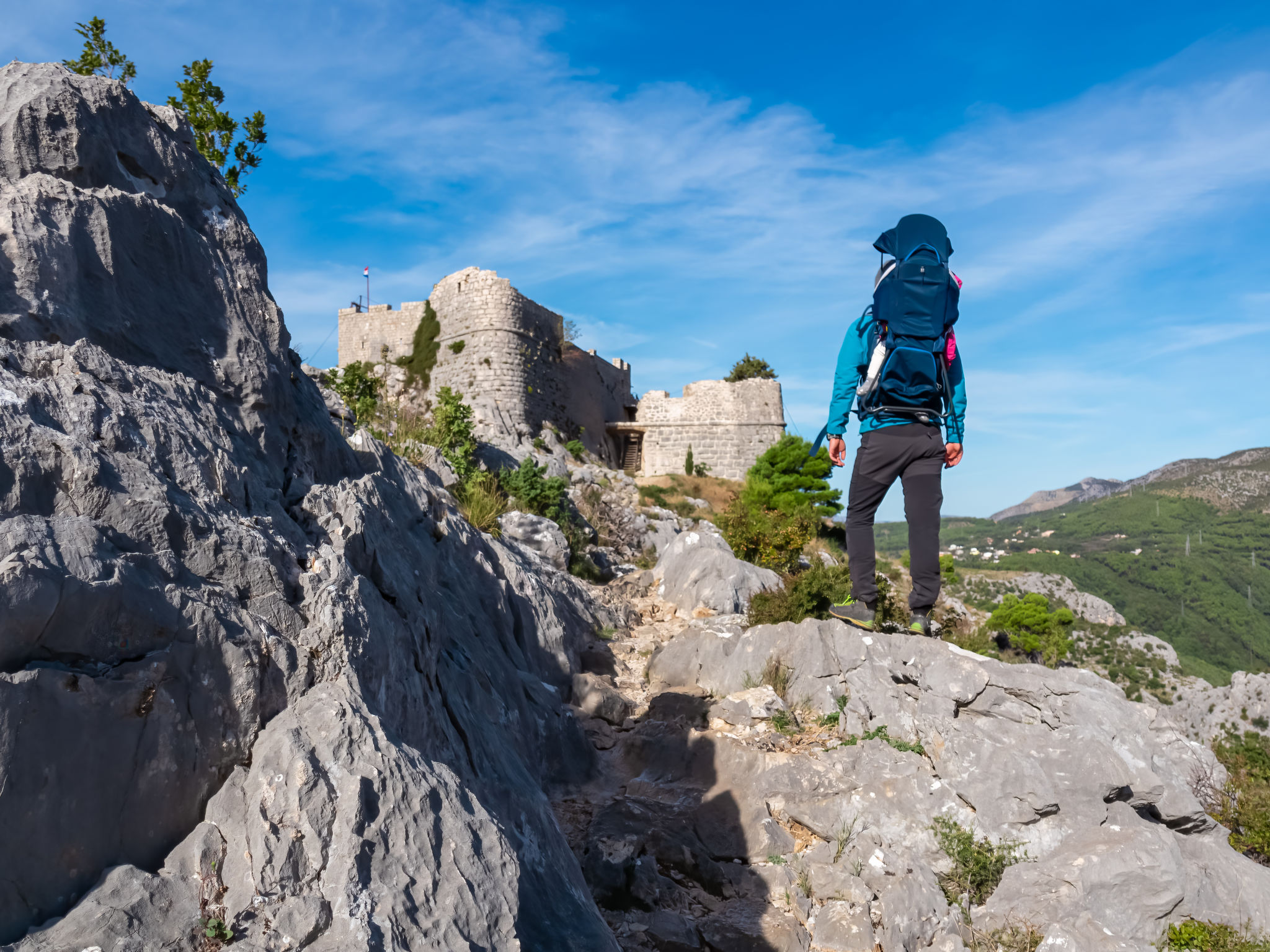 In Omiš mit Privatem Balkon-Environnement