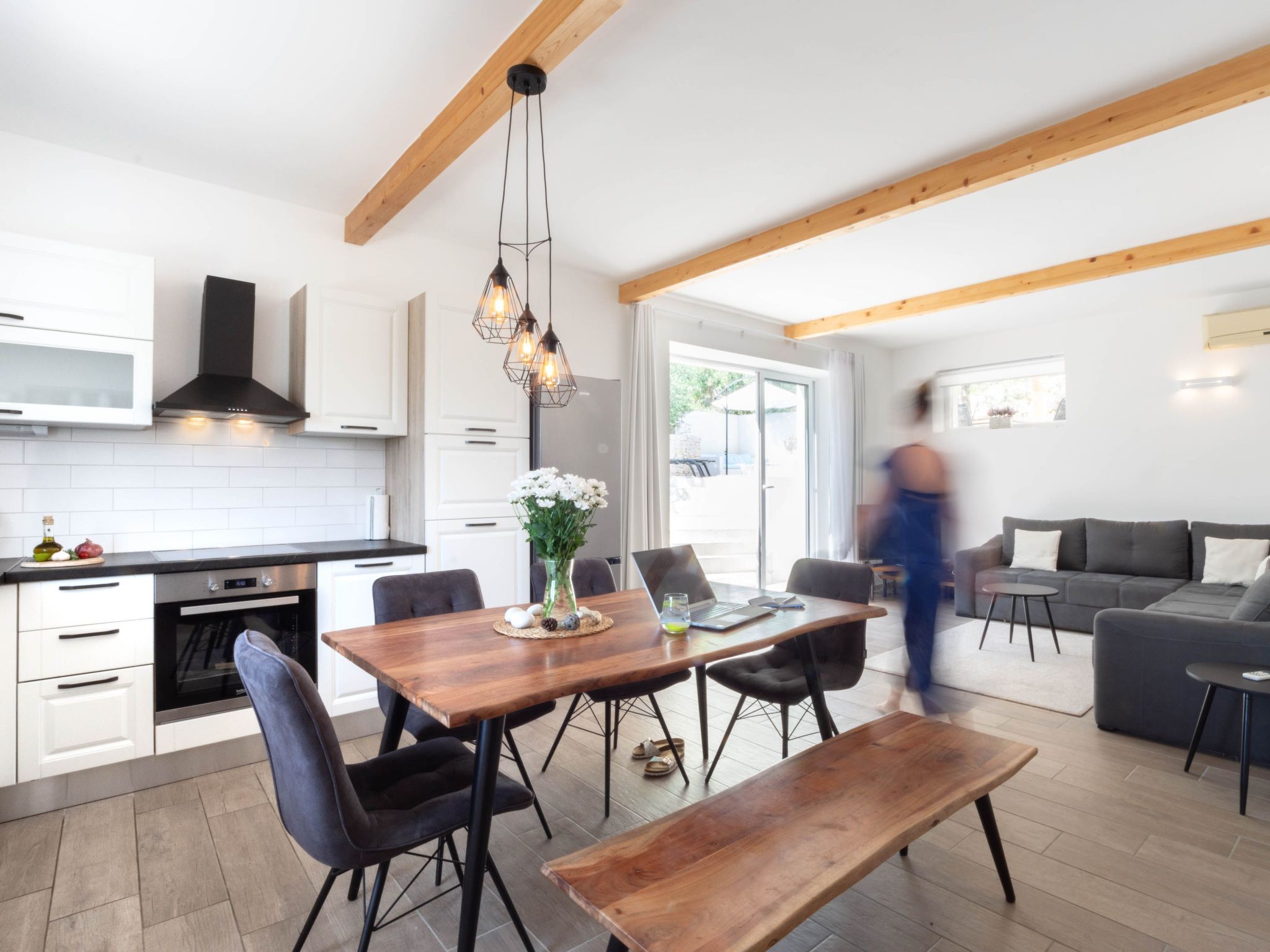 3 Schlafzimmer Villa mit beheiztem Pool und Meerblick-Drinnen