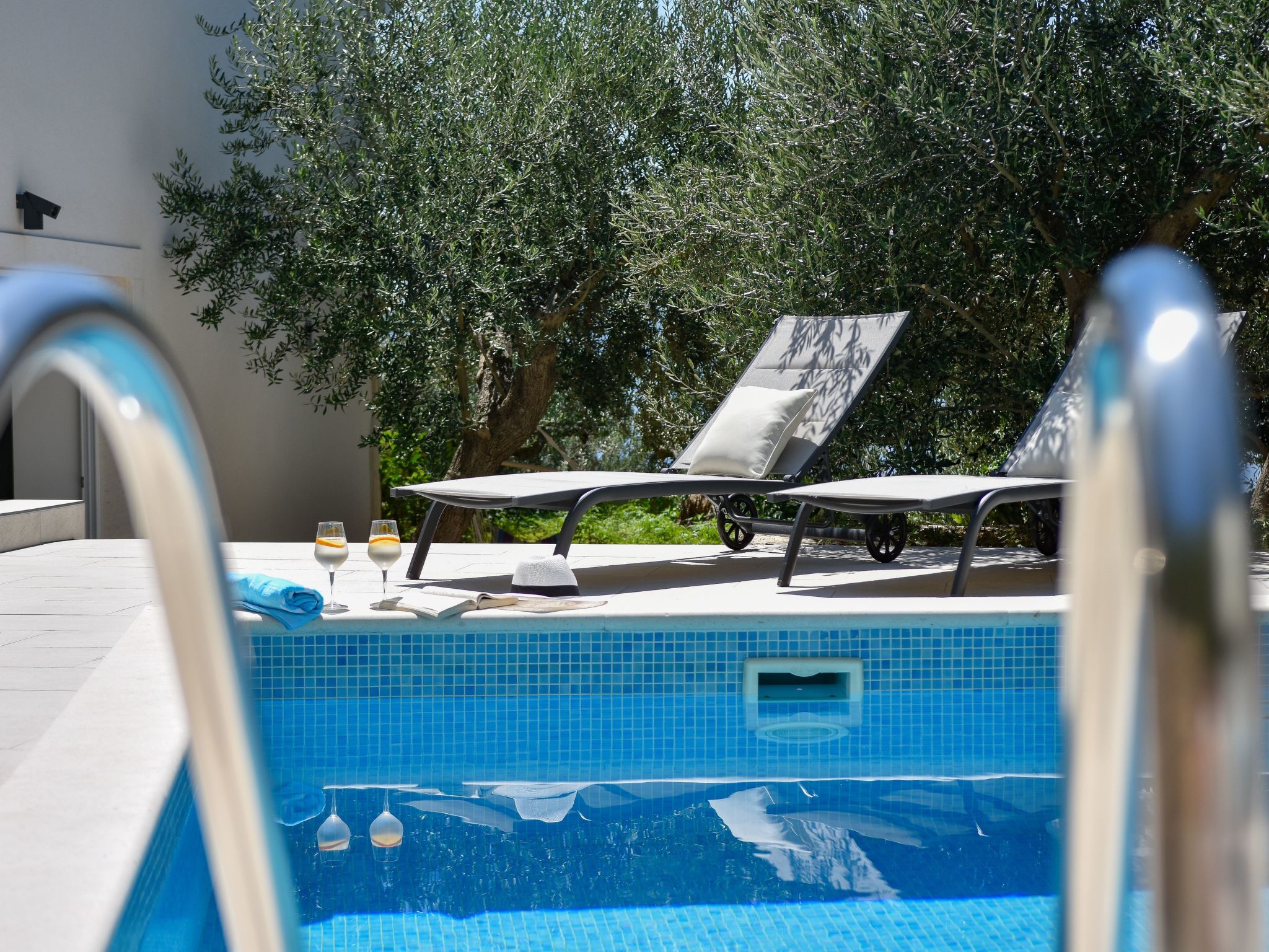 3 Schlafzimmer Villa mit beheiztem Pool und Meerblick-Drinnen